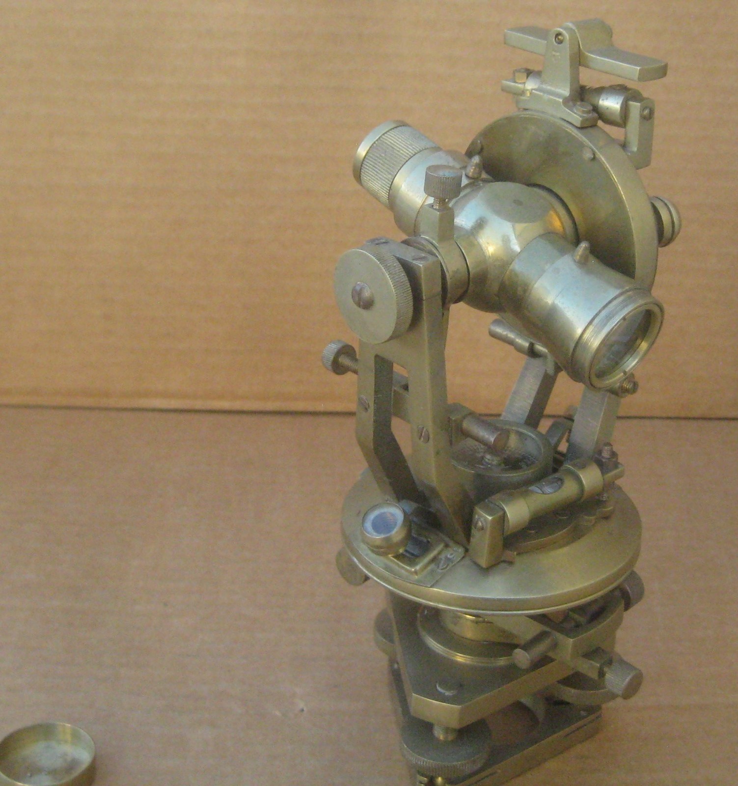 Antique Brass Stanley London Theodolite Survey Transit Scope (replica) India