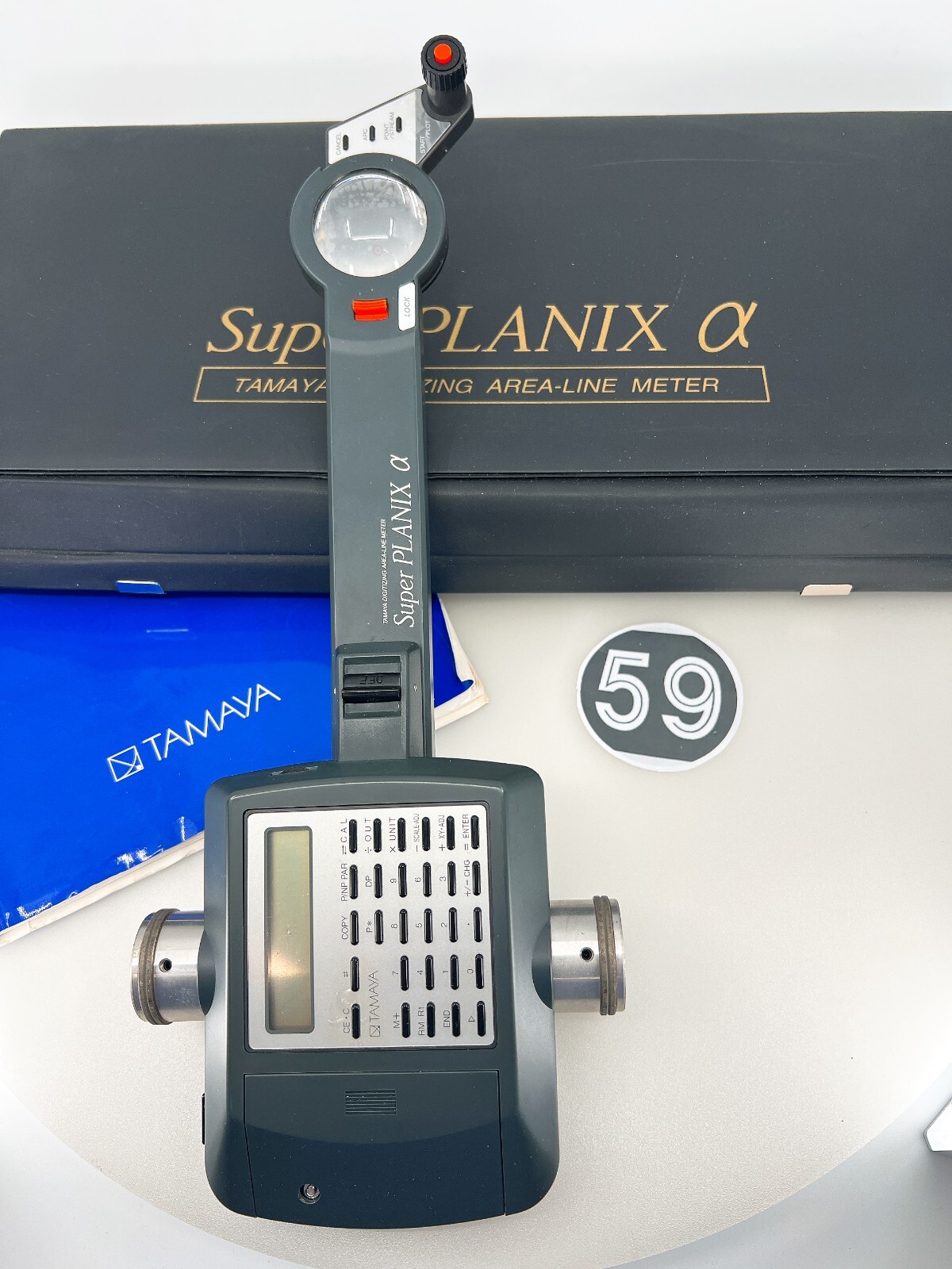 TAMAYA Super PLANIX α Alpha Area Line Digital PLANIMETER Tool Rare USED No Box