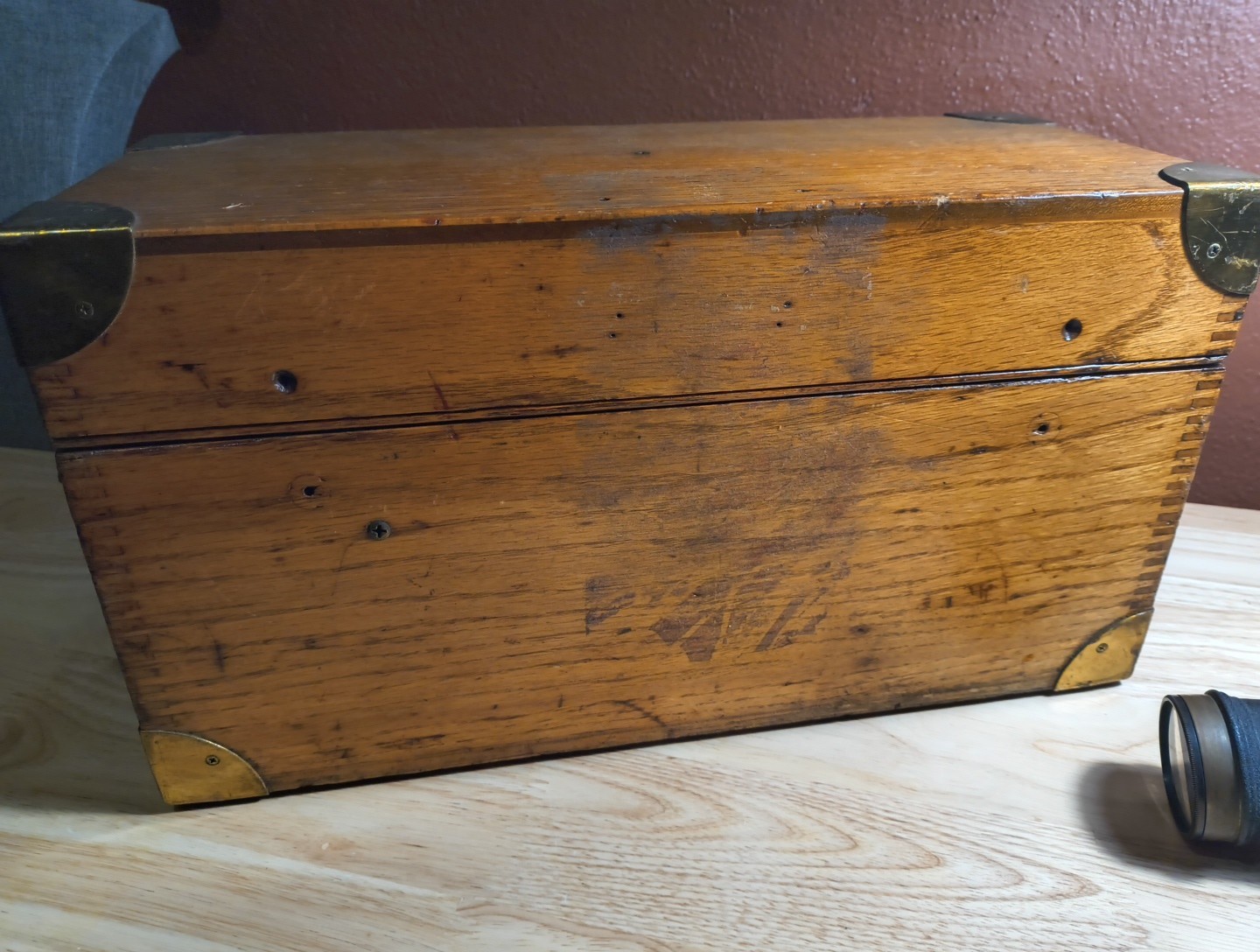 Vintage Keuffel & Esser Co Surveyors Transit Model 142639 W/Wood Box