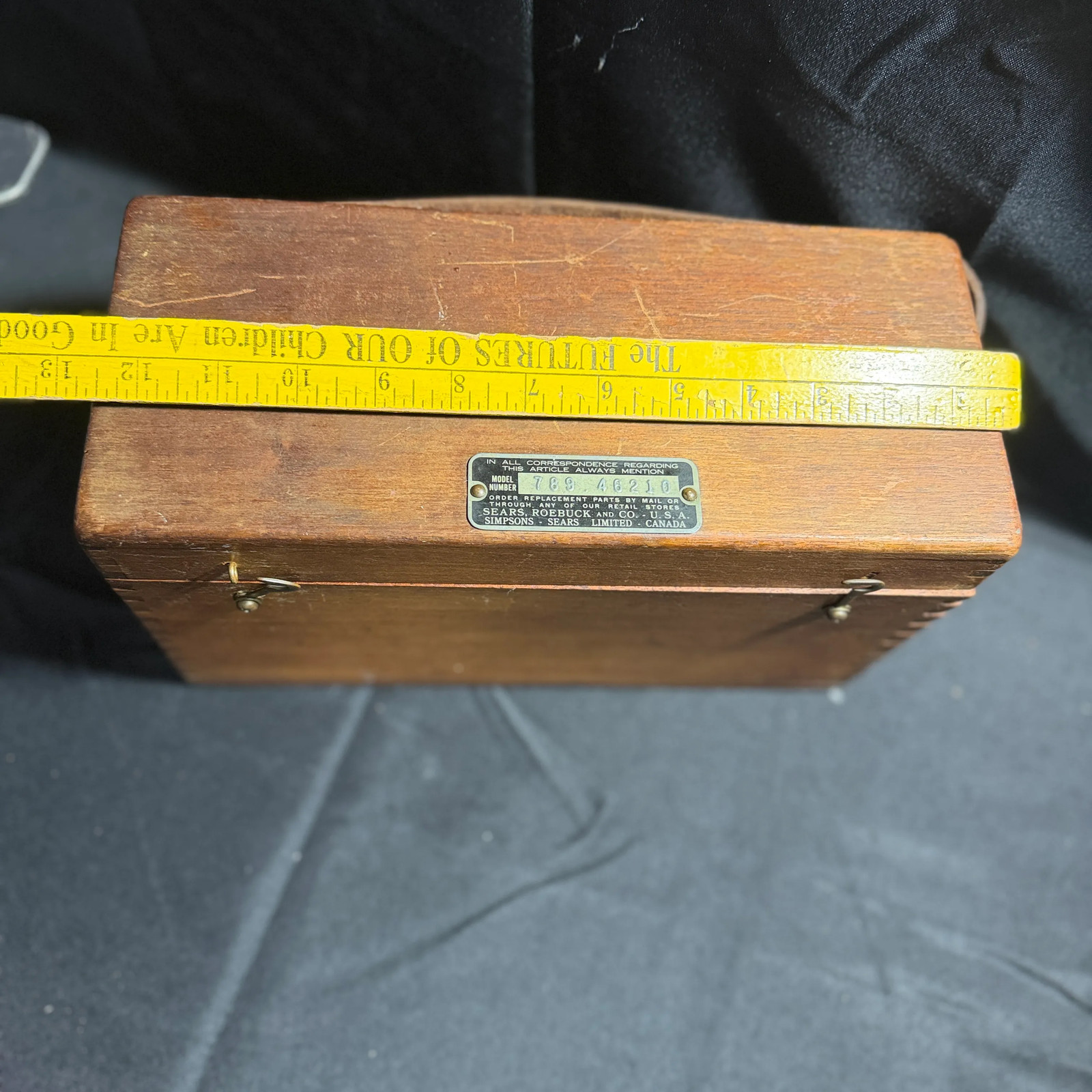 Vintage Sears Roebuck Transit Wooden Case — Box Only