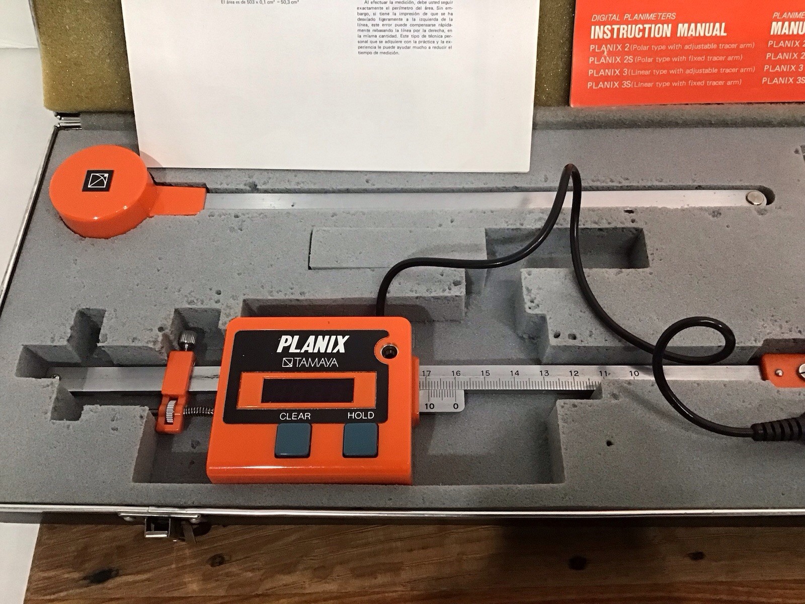 TAMAYA Planix 2 Planimeter Area Line Meter Digital Tool Rare From Japan