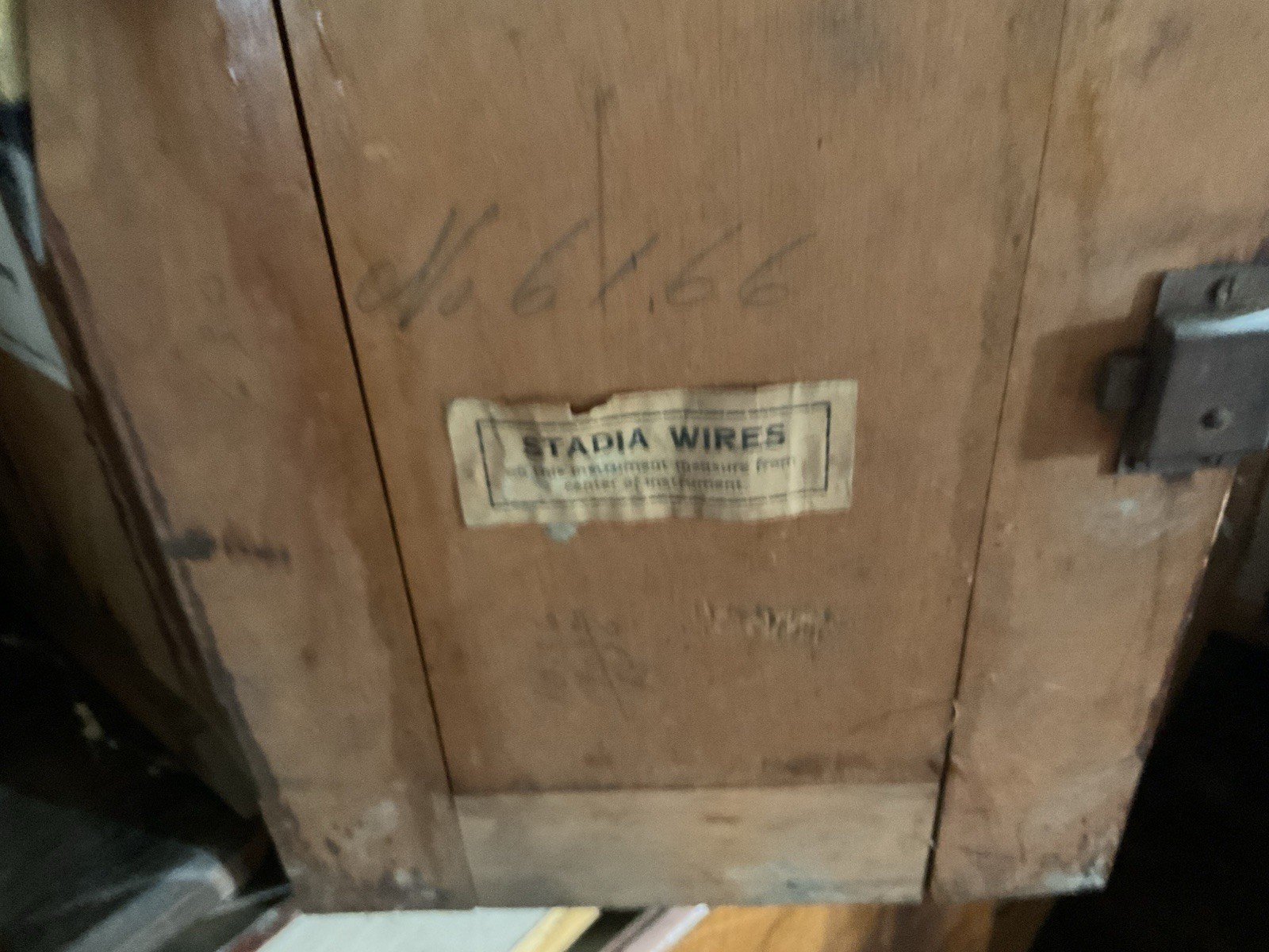 Wissler Instrument Co vintage antique Brass surveyors transit w/box