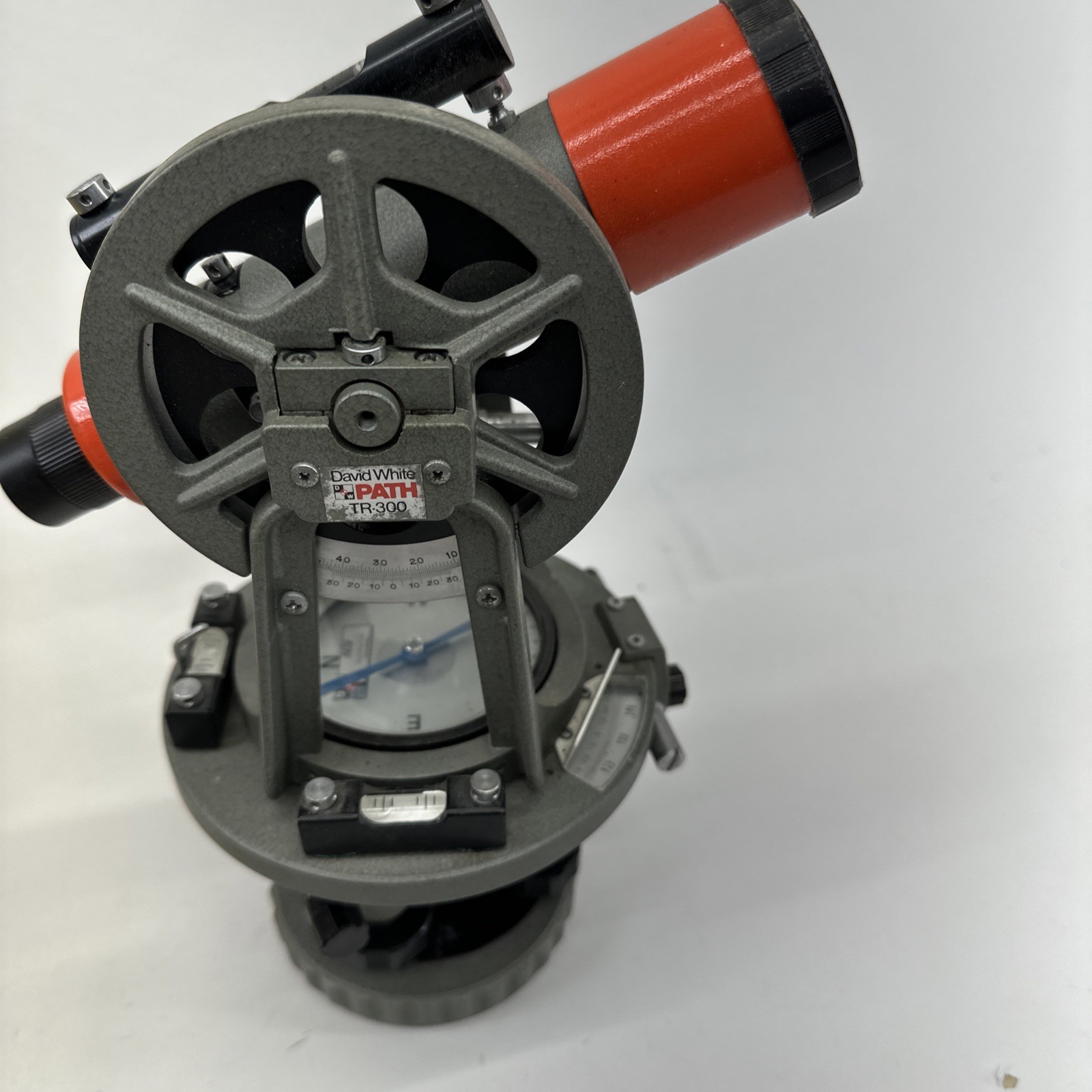 David White Path TR-300 Surveying Level Transit & Case