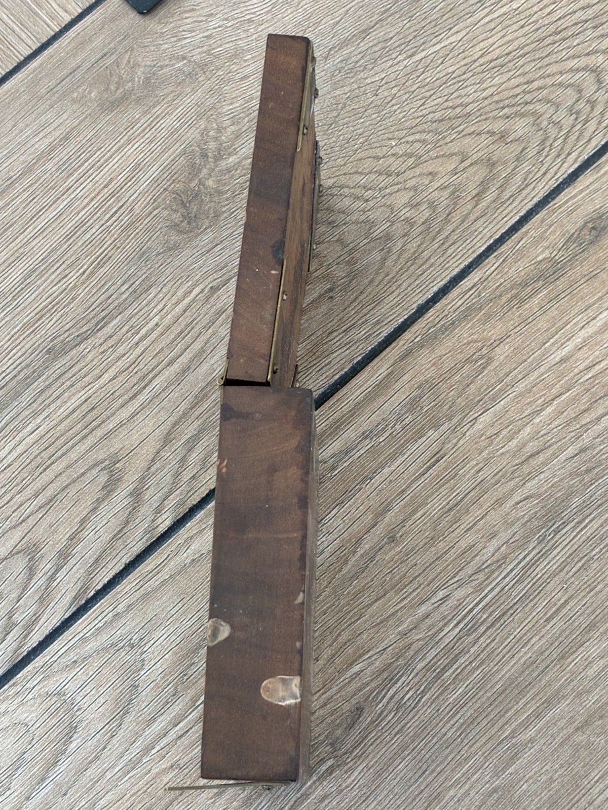 Vintage Surveyor Compass in Walnut Case w/ Piano Hinge – New Mexico +FAST SHIP!