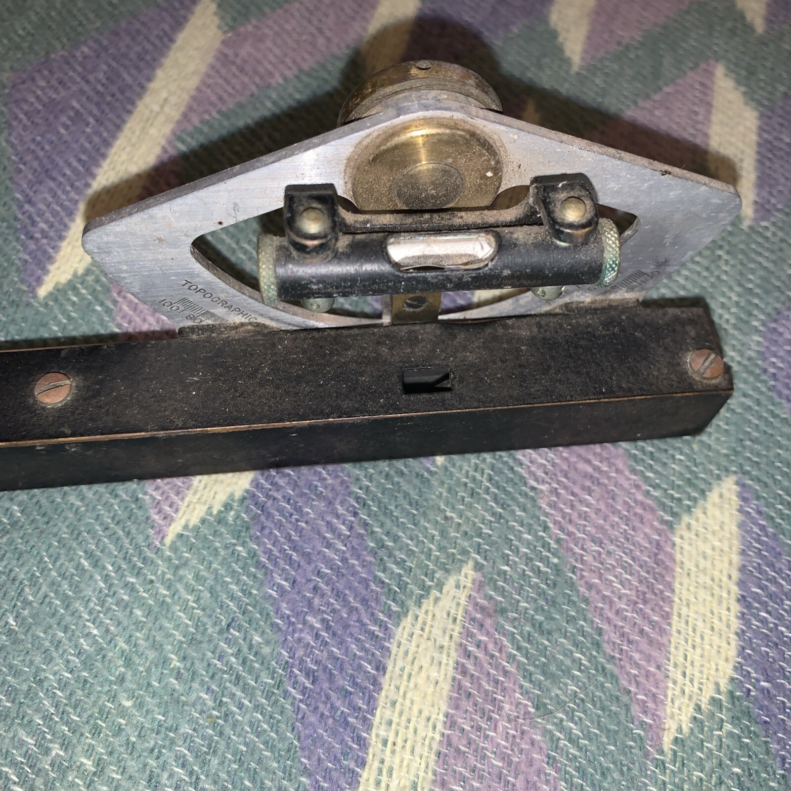VINTAGE A. LIETZ CO. ABNEY LEVEL & CLINOMETER *BROKEN LEVEL SEE PICS*