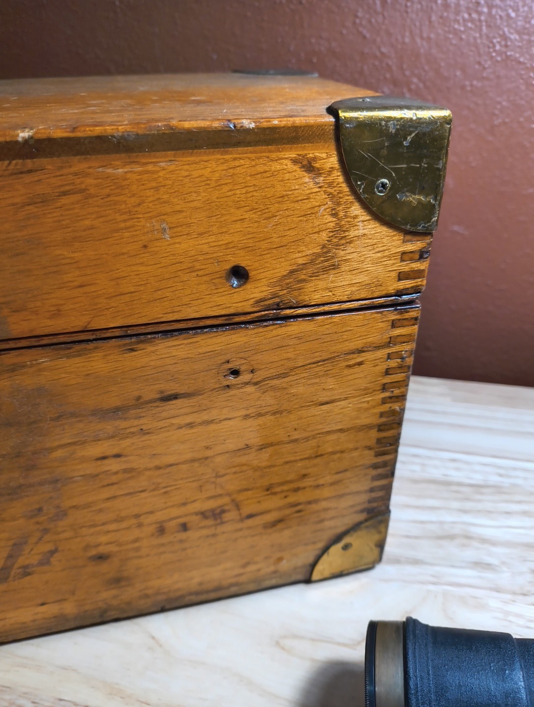 Vintage Keuffel & Esser Co Surveyors Transit Model 142639 W/Wood Box