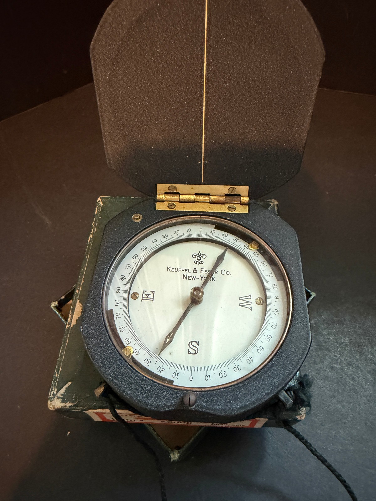Vintage Keuffel & Esser Forestry Compass 5600X w/ Case – Survey Compass Untested