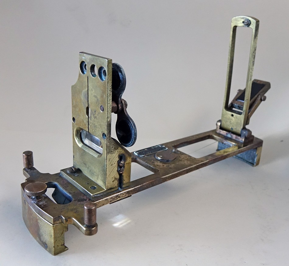 ANTIQUE BRASS ANSCHUTZ & CO KIEL 143-12 MARINE BEARING SIGHT PEILDIOPTER C-1907