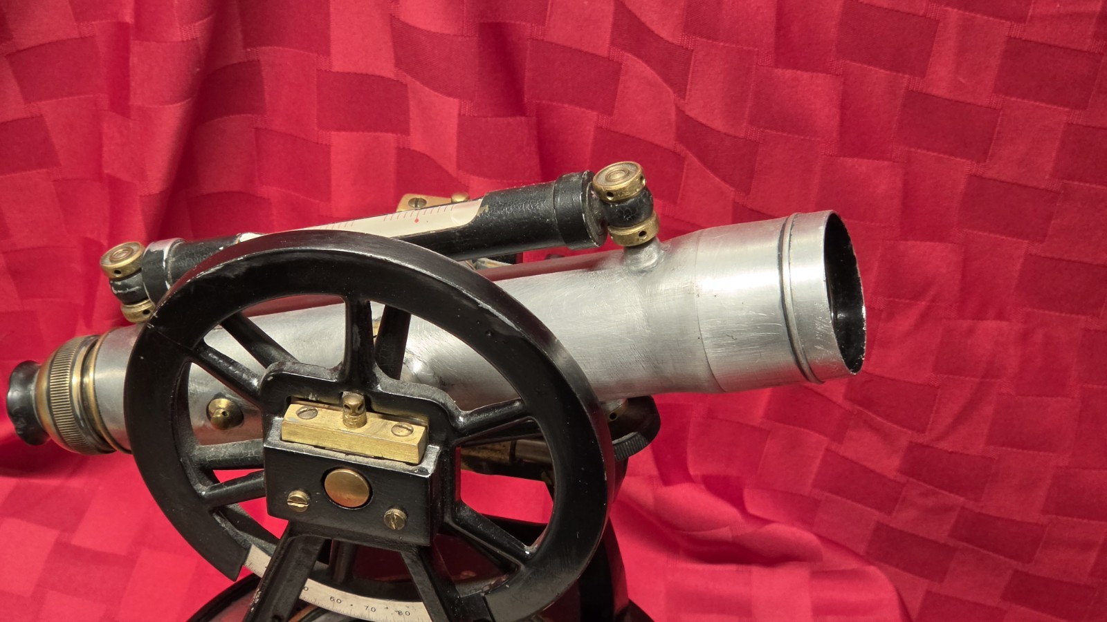 Antique 1900s W & L.E. Gurley Troy NY USA Surveyor’s Transit W/ Box