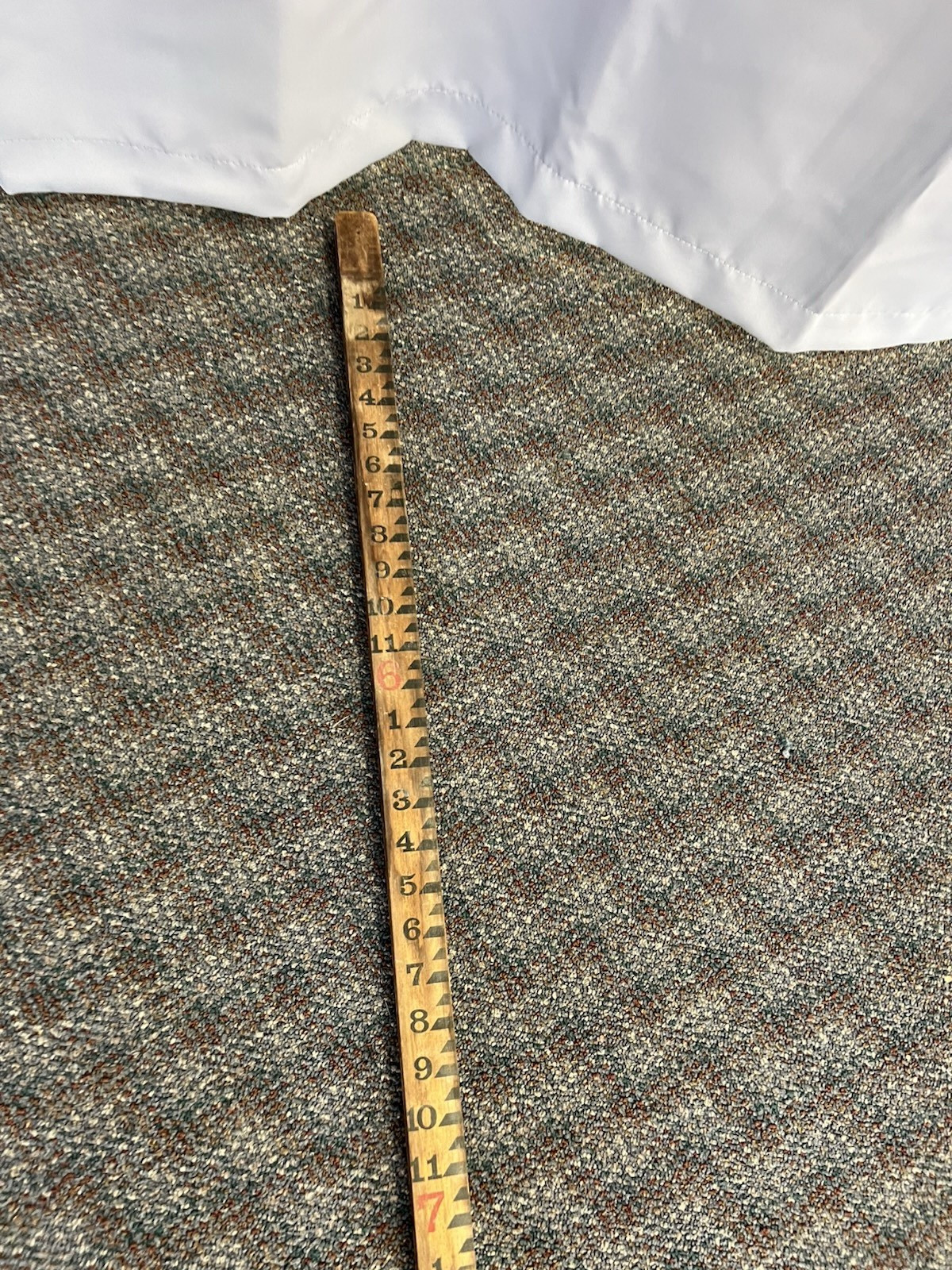 Vintage WOOD MEASURING STICK grade rod rule surveying level story pole Wall Art