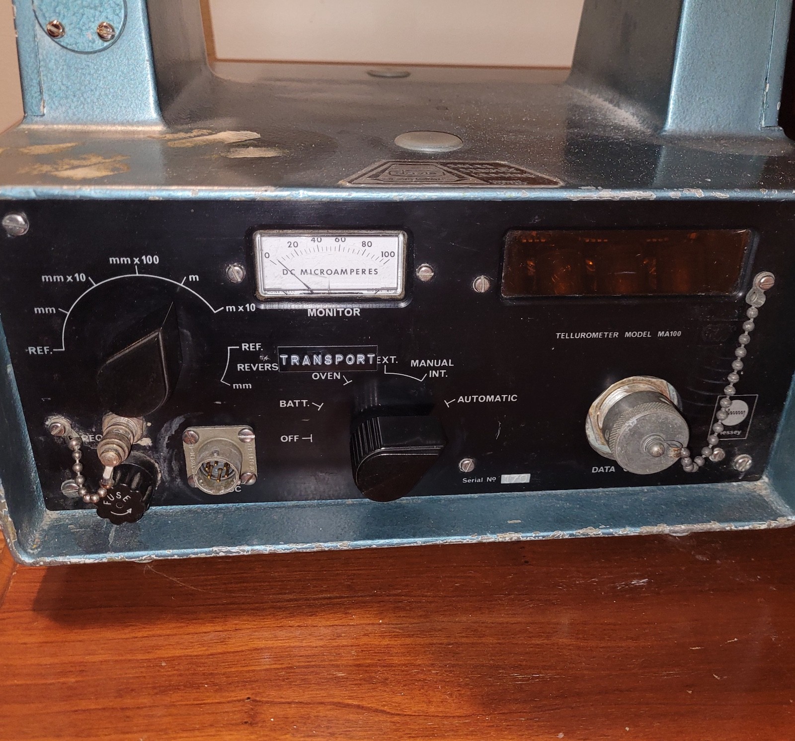 Vintage PLESSEY TELLUROMETER model MA100 Surveying EDM Equipment