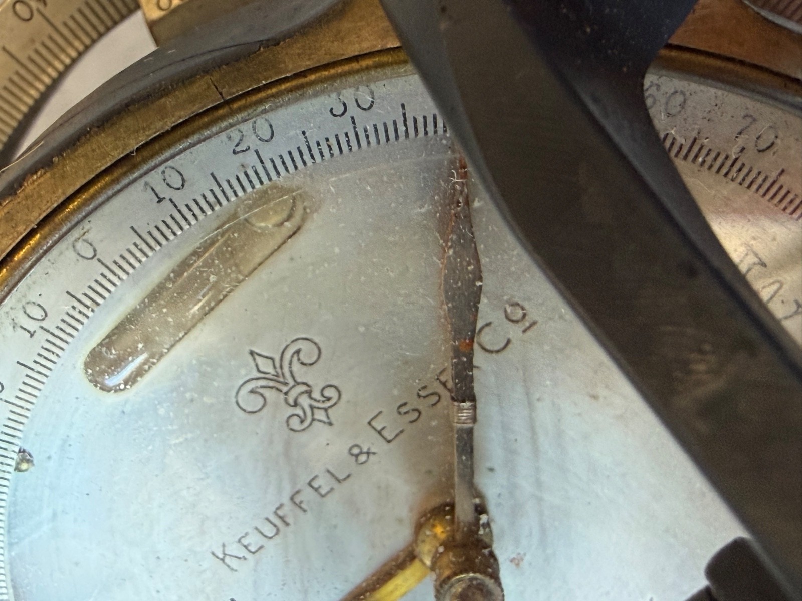 Keuffel & Esser Co. Surveying Instrument W Wooden Case