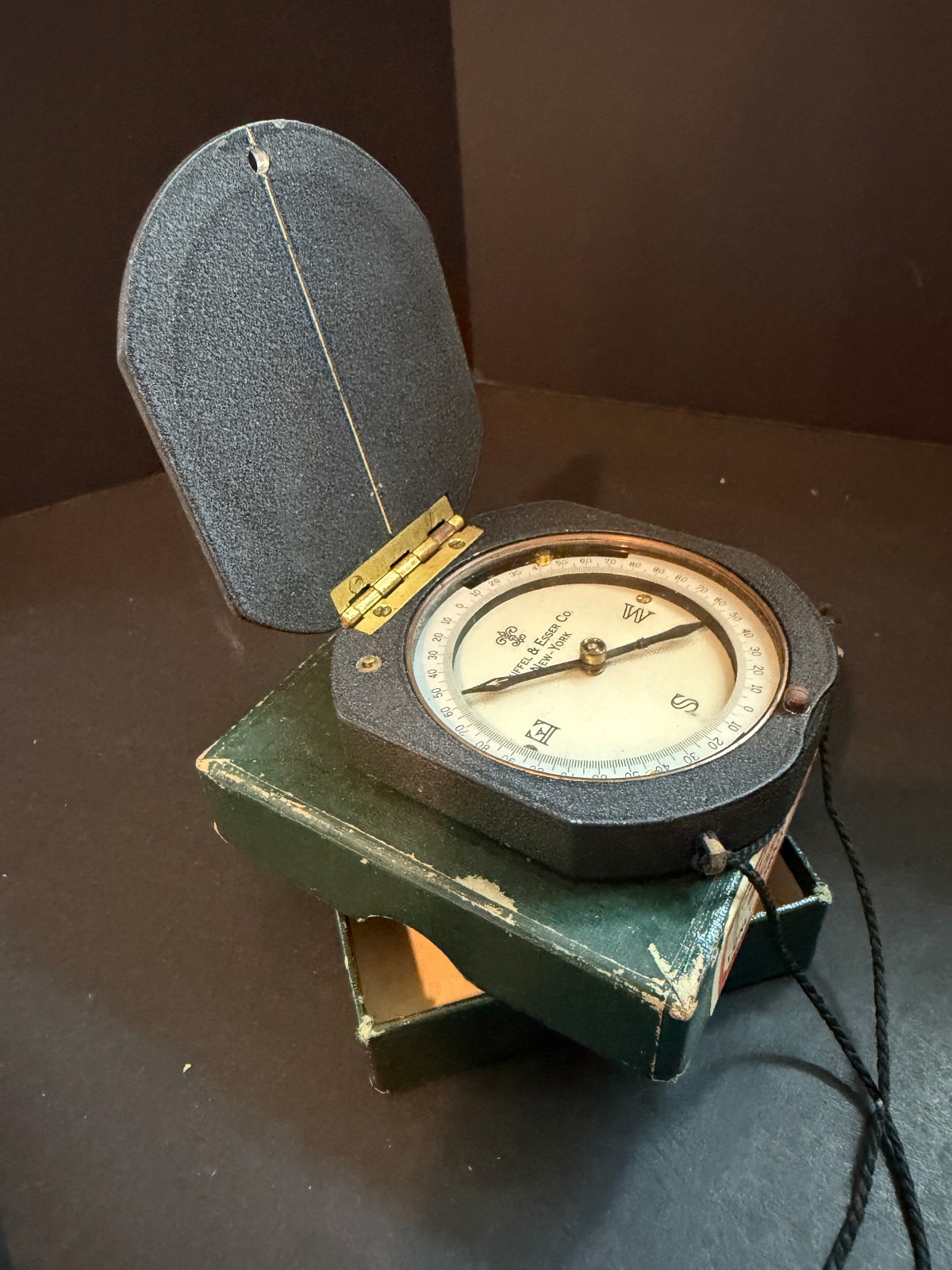 Vintage Keuffel & Esser Forestry Compass 5600X w/ Case – Survey Compass Untested