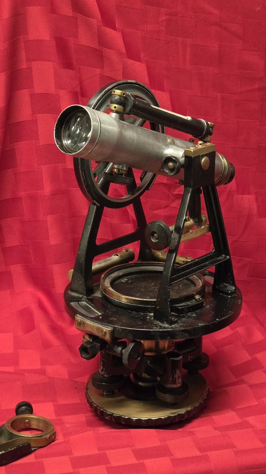Antique 1900s W & L.E. Gurley Troy NY USA Surveyor’s Transit W/ Box