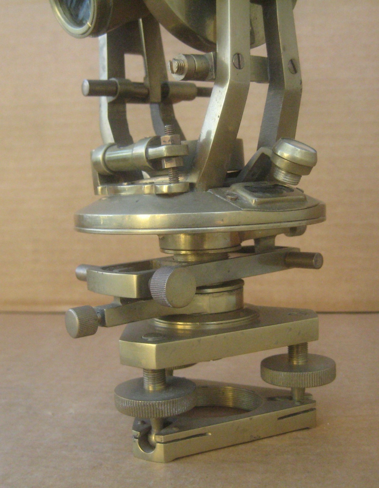 Antique Brass Stanley London Theodolite Survey Transit Scope (replica) India