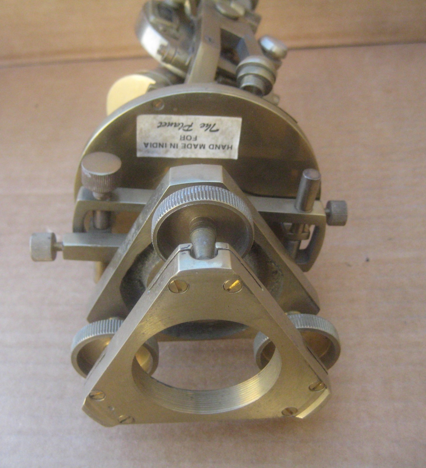 Antique Brass Stanley London Theodolite Survey Transit Scope (replica) India