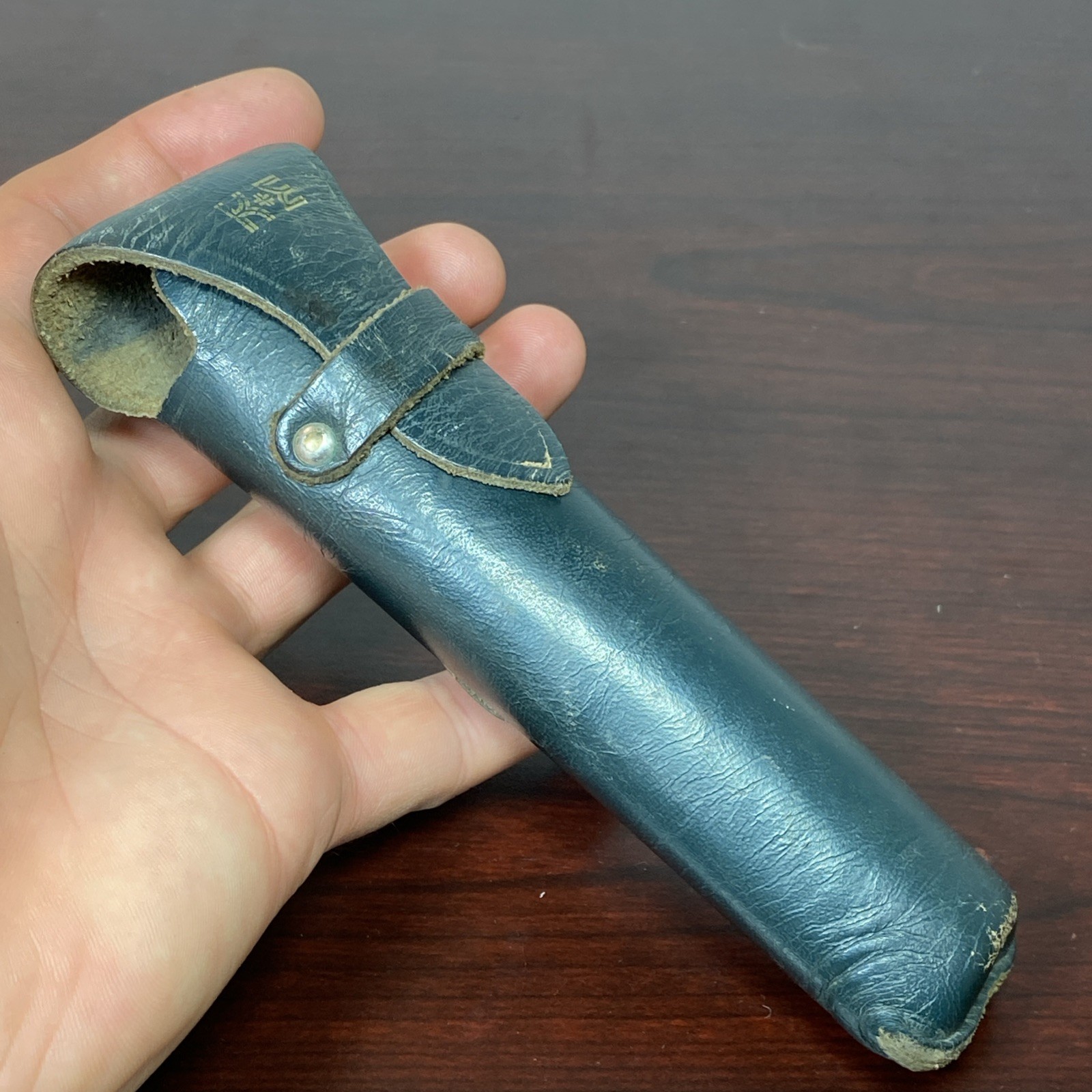 VTG K&E Keuffel & Esser Hand Held Bubble Level Surveyor Scope w/ Leather Case