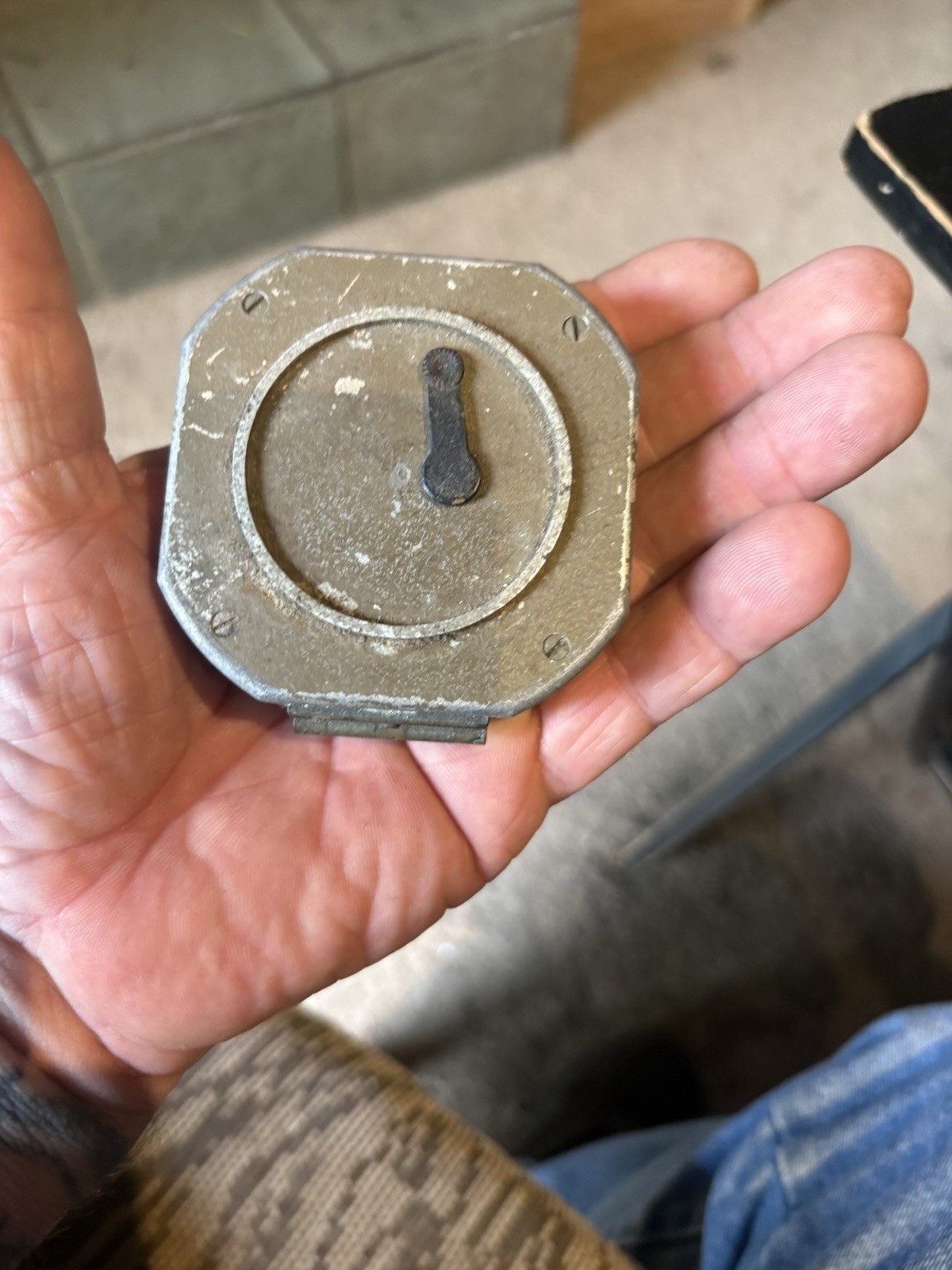 Wm. Ainsworth & Sons D.W. Brunton Pocket Transit Compass w/ Sines Table Plate
