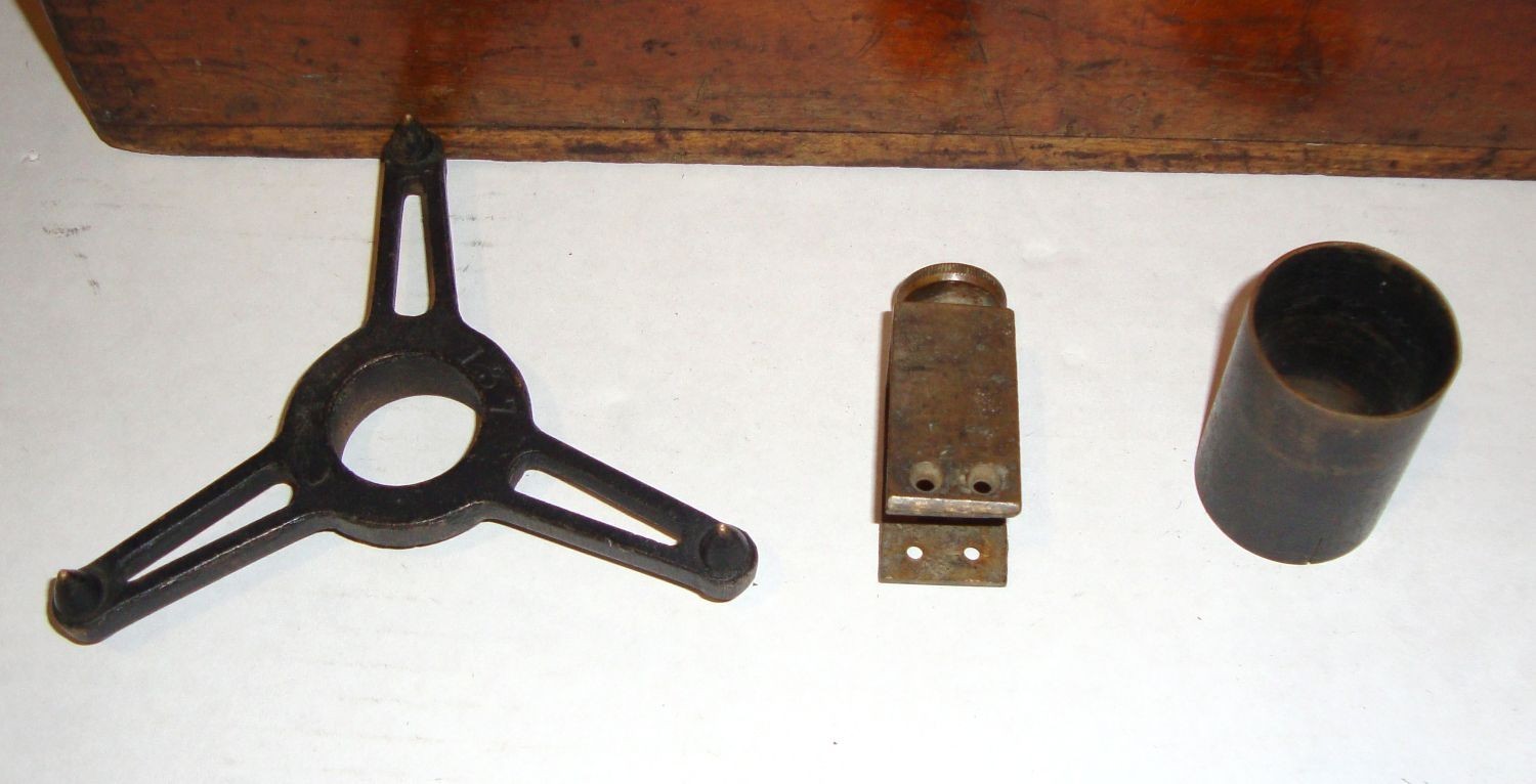 Vintage J.G.Ulmer Co. Surveyor’s Transit Scope Tool + Wood Case – Nice Patina