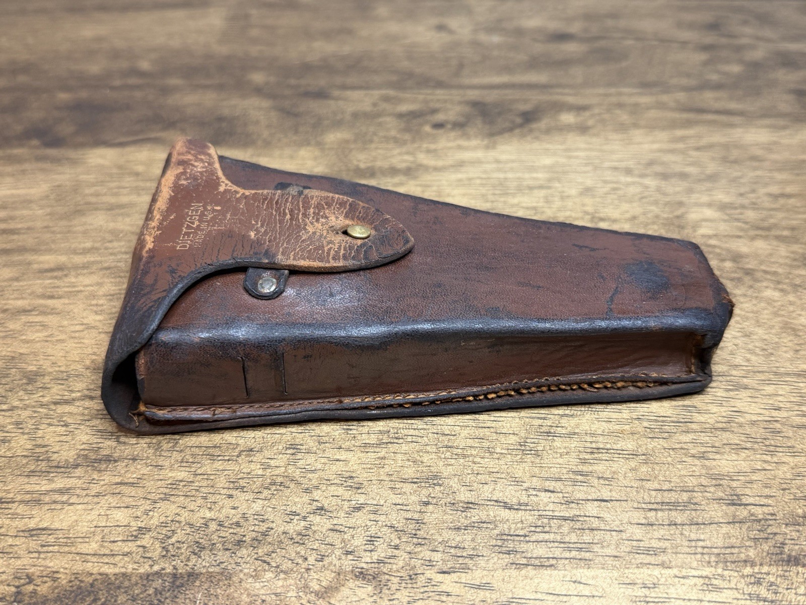 vintage Keuffel & Esser Topographic Abney level Surveyor Tool leather case