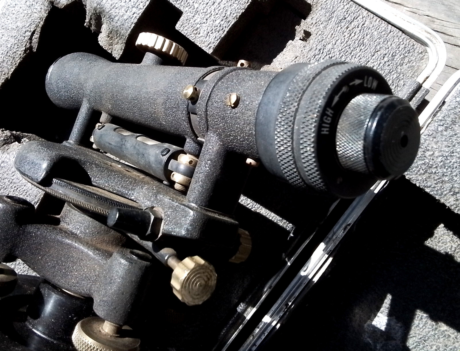 Sears Craftsman SURVEYOR’S TRANSIT 789.46034 in Padded Case ~1970s