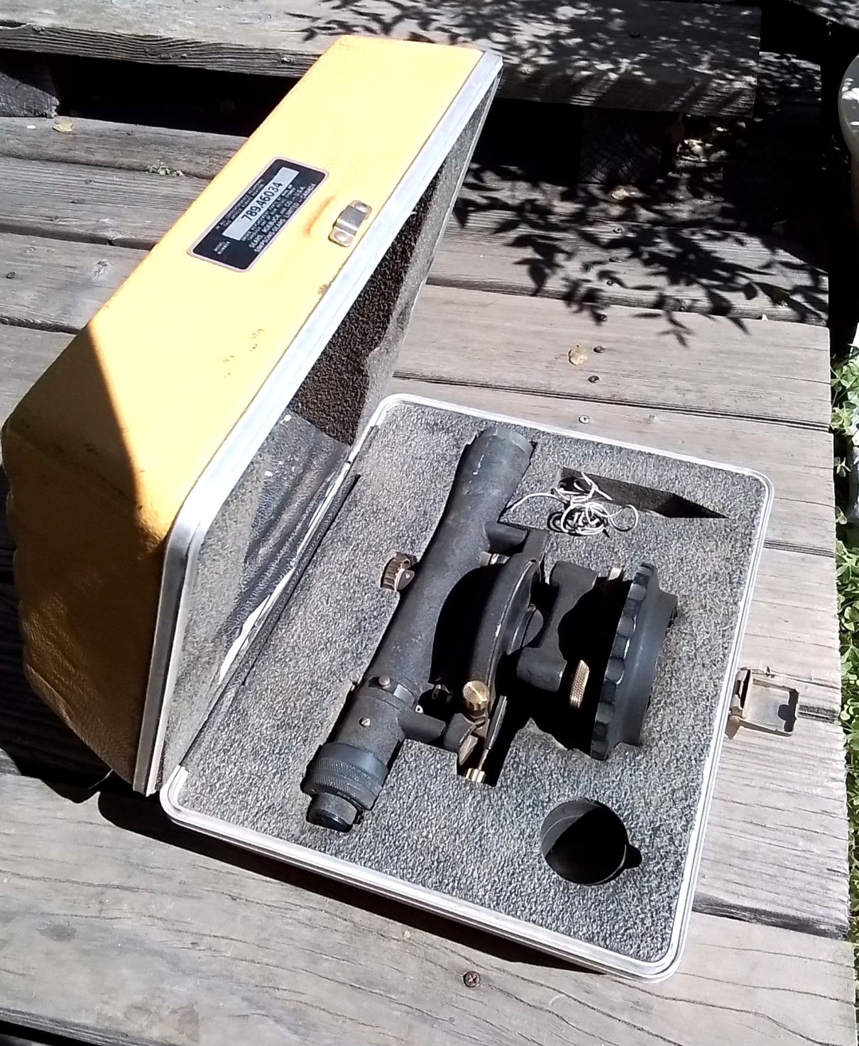 Sears Craftsman SURVEYOR’S TRANSIT 789.46034 in Padded Case ~1970s