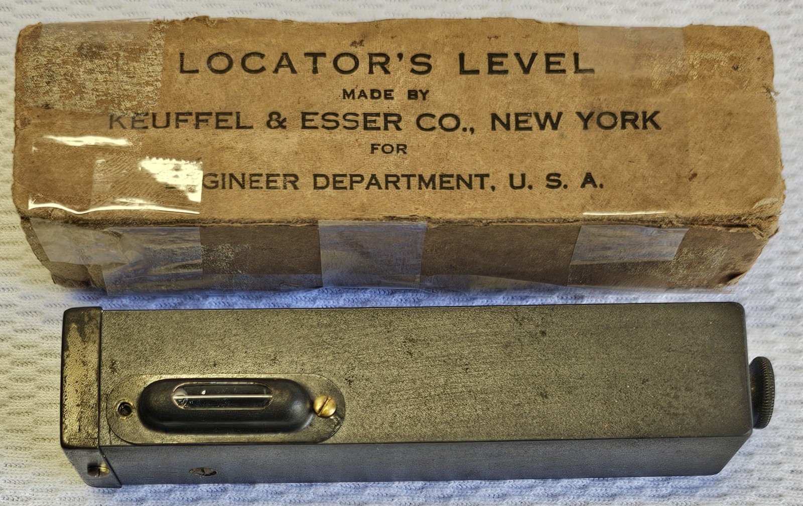 Vintage Keuffel & Esser Locator’s Level Surveyor’s Sighting Map Engineering Tool