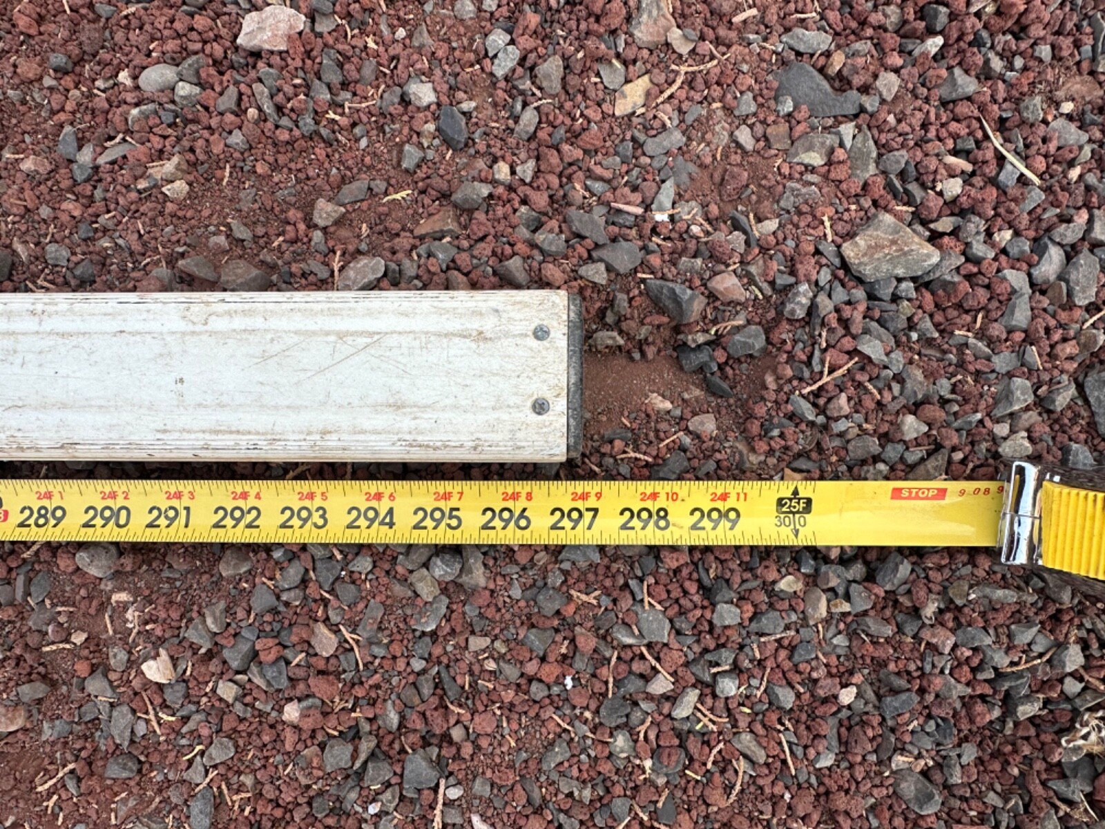 CST Brand 25 ft Fiberglass Rectangular-Shaped Leveling Telescoping Surveyor Rod
