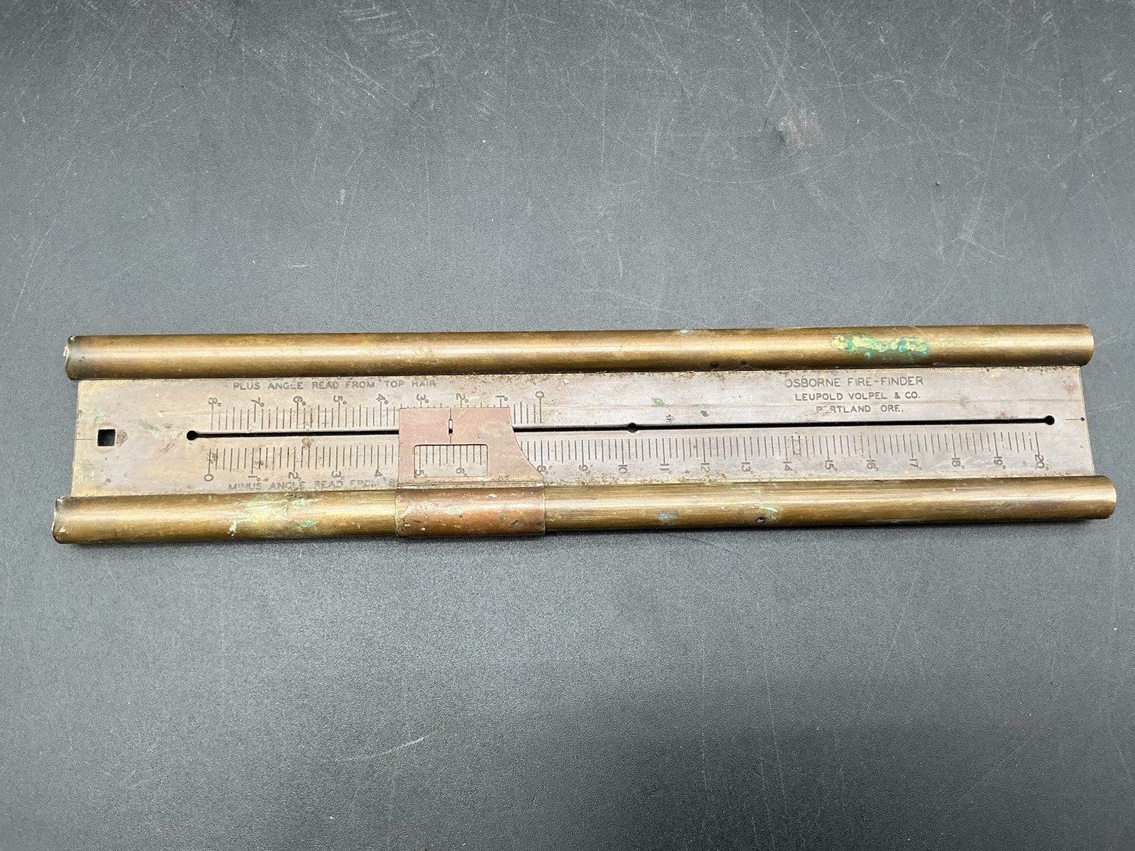 Vintage Osborne Fire-Finder Leupold Volpel & Co Portland OR Forest Fire Locator