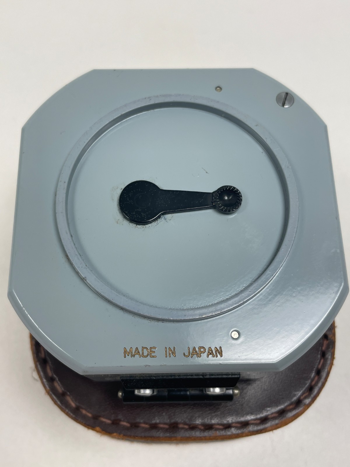 Vintage Pocket Transit Surveyor Compass With Case – Made in Japan
