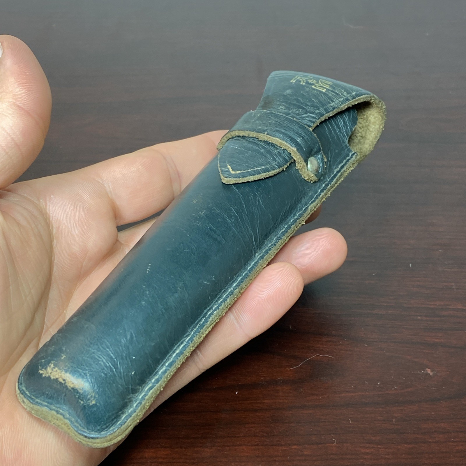 VTG K&E Keuffel & Esser Hand Held Bubble Level Surveyor Scope w/ Leather Case