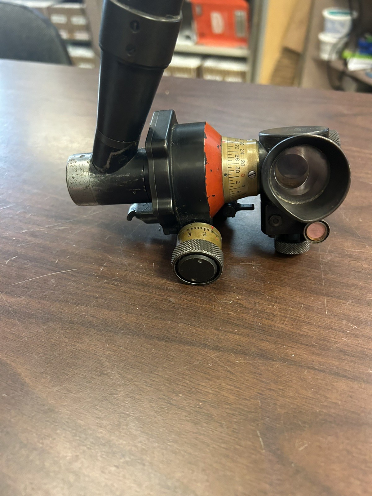 1943 Wild Heerbrugg WWII SURVEY SCOPE 3684 TESTED artillery 2109 VINTAGE RARE
