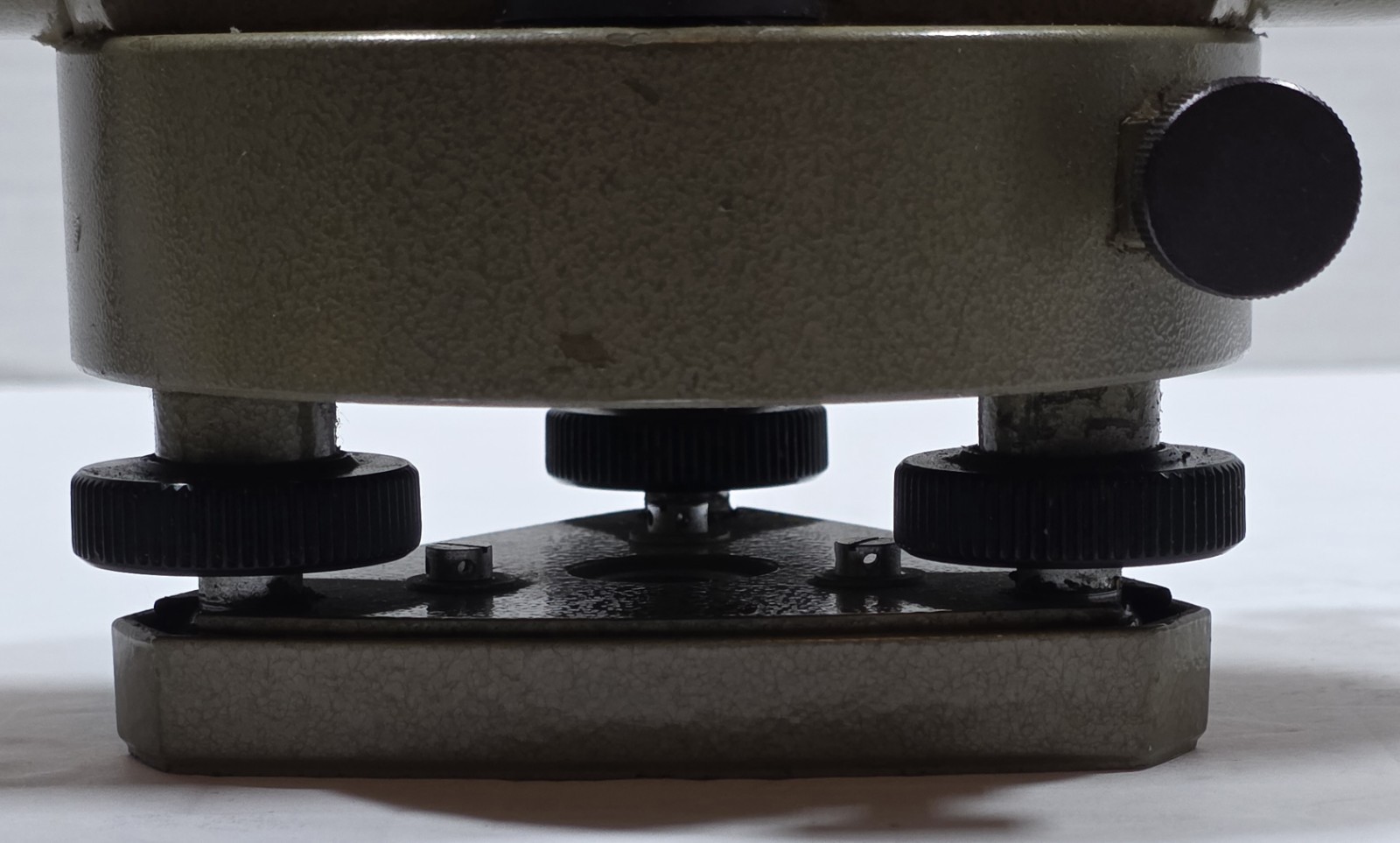 Vintage Optical Surveying Level with Tribrach Base – Mid-Century – Unknown Maker