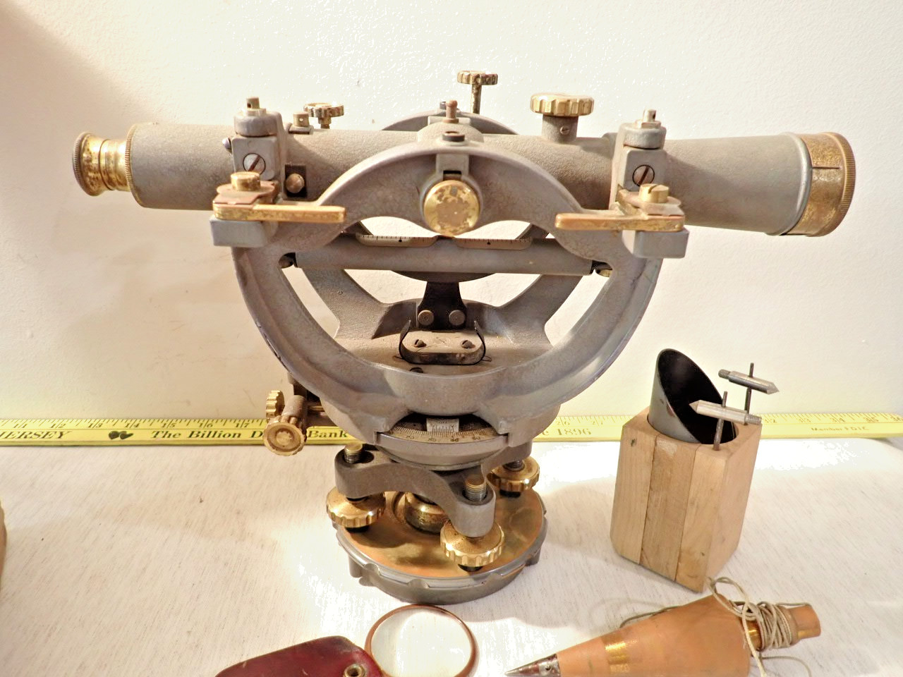 Vng David White Co “Whites Improved”No.77664 Surveyors Instrument Original Case