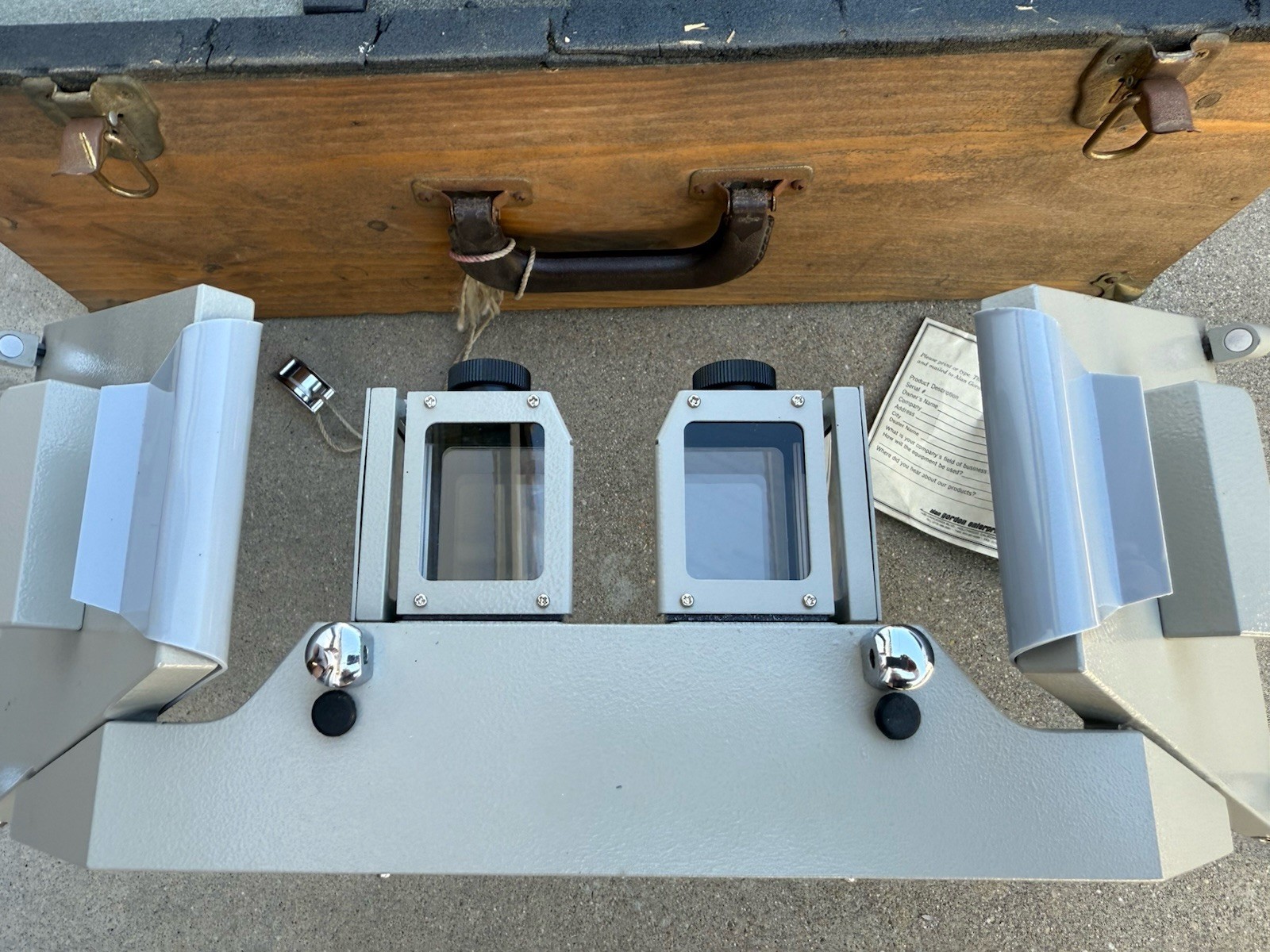 Vtg Aeroscope Stereoscope With Carrying Case Alan Gordon Enterprises