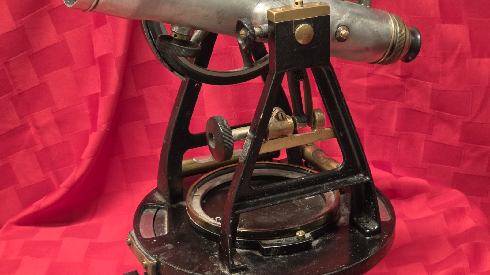 Antique 1900s W & L.E. Gurley Troy NY USA Surveyor’s Transit W/ Box