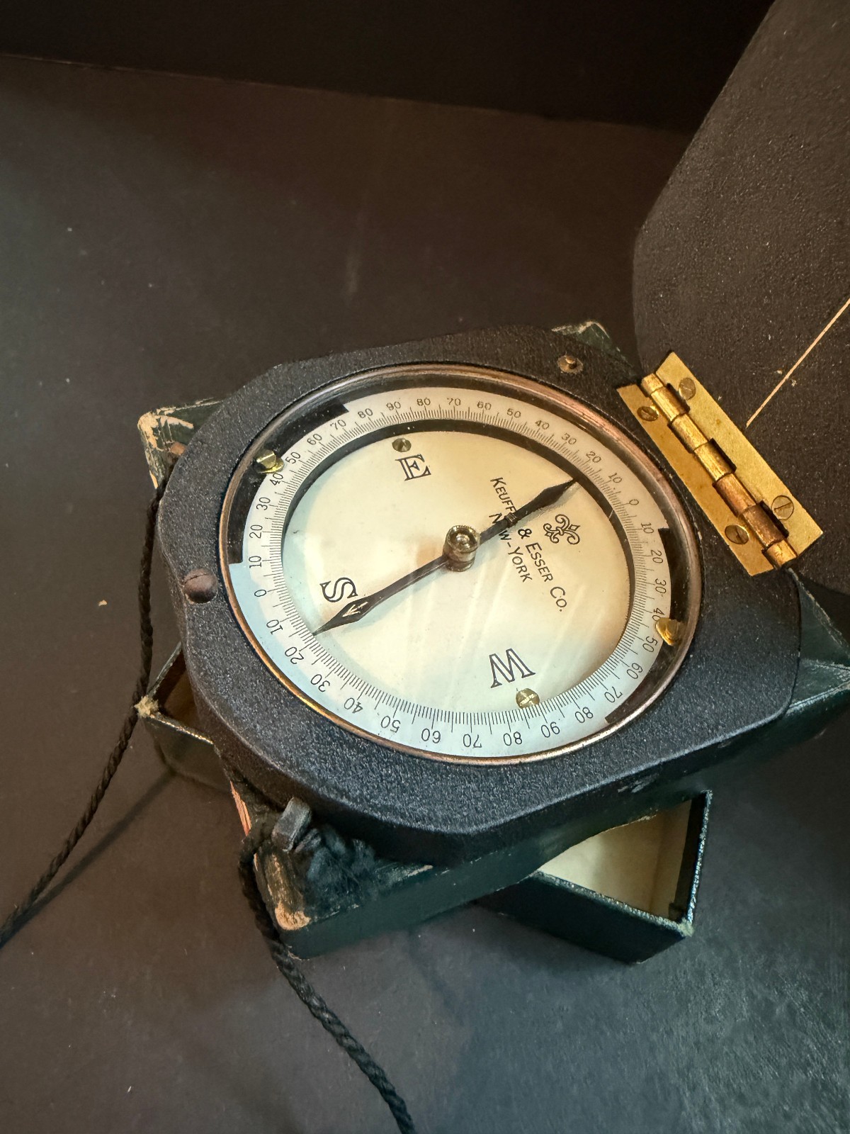 Vintage Keuffel & Esser Forestry Compass 5600X w/ Case – Survey Compass Untested