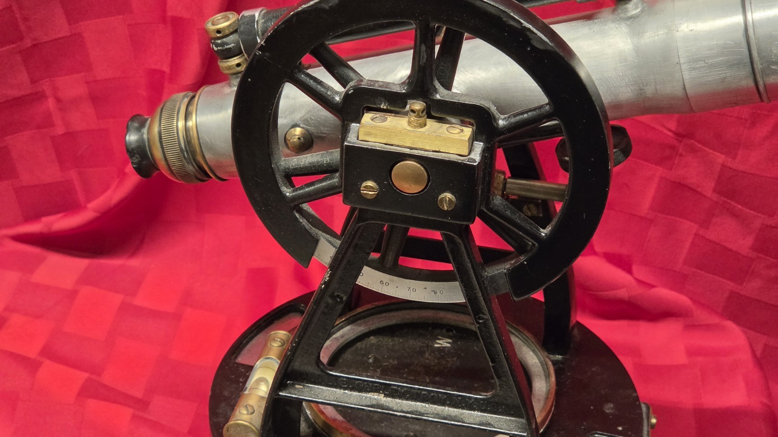 Antique 1900s W & L.E. Gurley Troy NY USA Surveyor’s Transit W/ Box