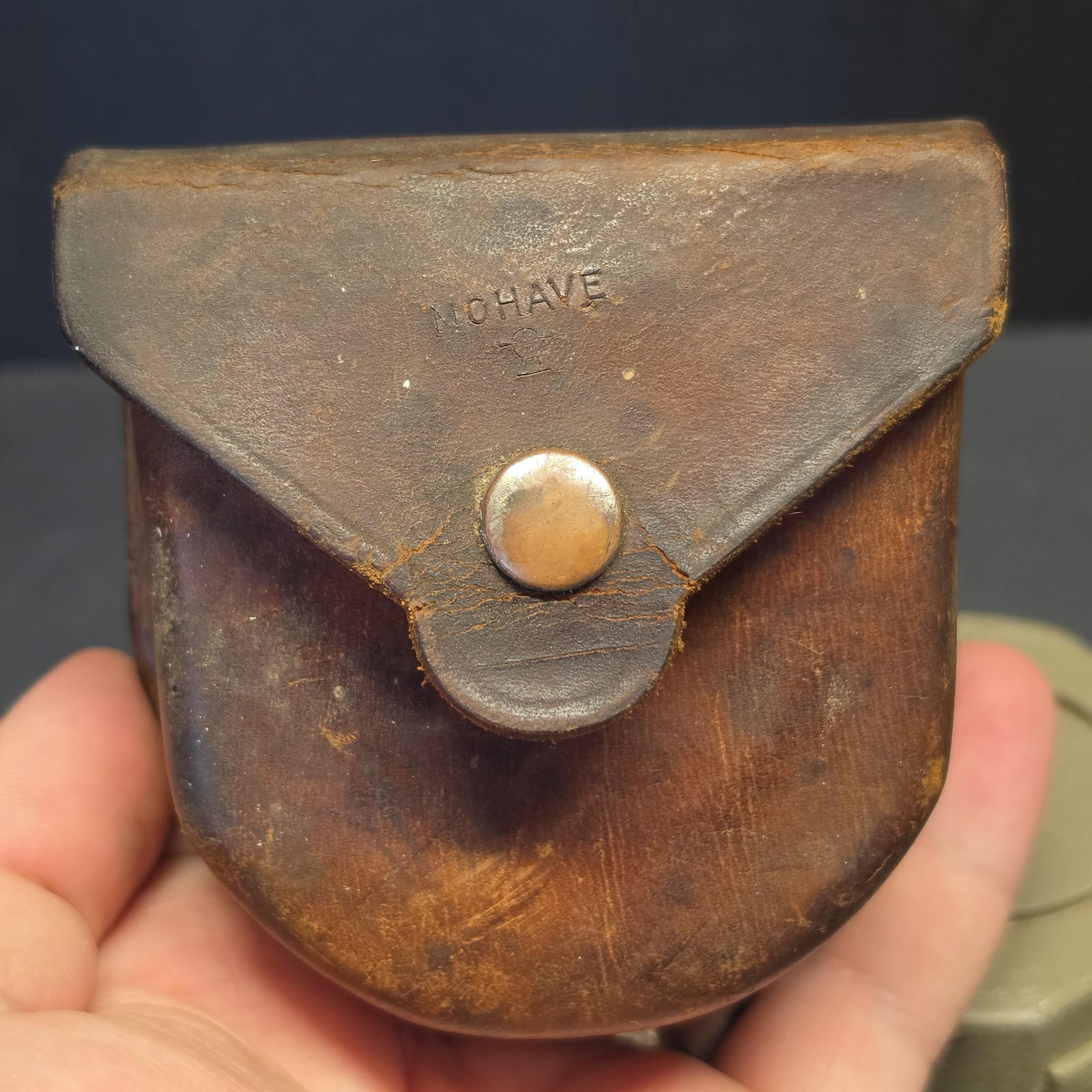 Brunton Pocket Transit Compass Ainsworth Denver Vintage with Leather Case USA