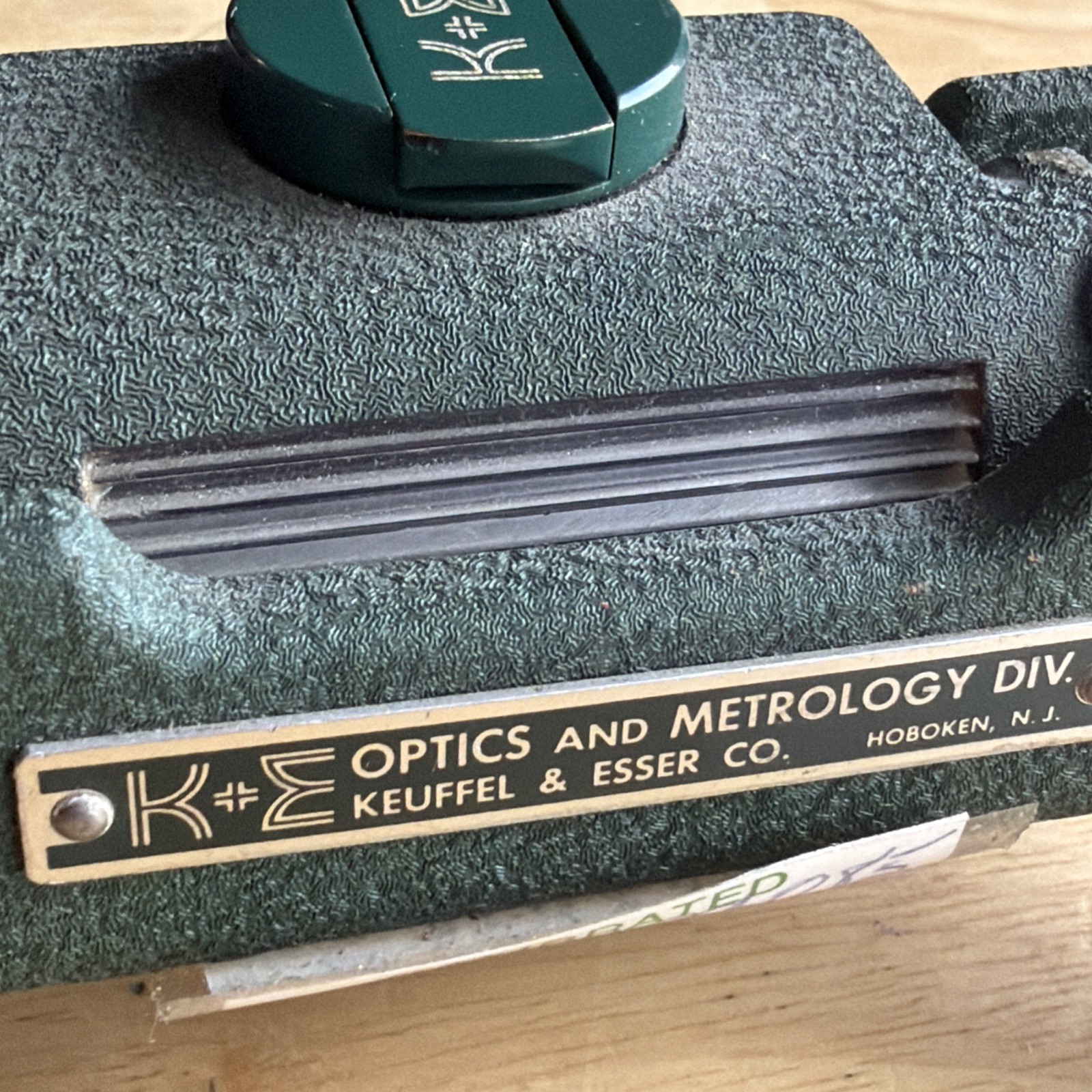 Keuffel and Esser Co. Coincidence Striding Level Optic Metrology Division K&E