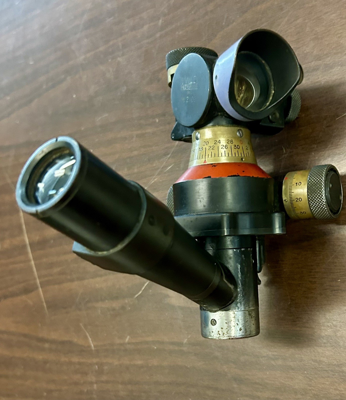1943 Wild Heerbrugg WWII SURVEY SCOPE 3684 TESTED artillery 2109 VINTAGE RARE