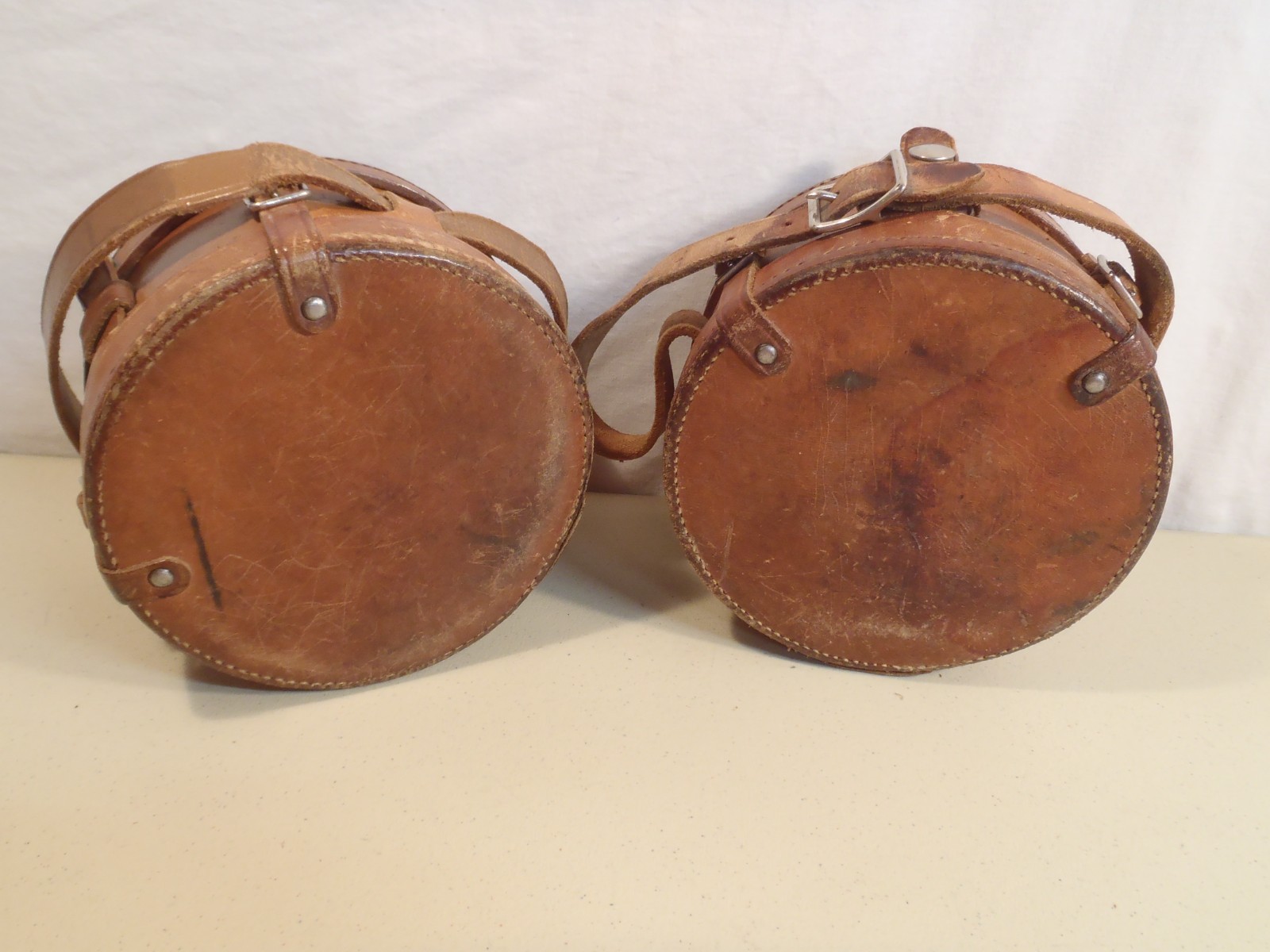 Vintage Surveying Altimeter Lot of 2 Leather Case American Paulin Model SA-1 USA
