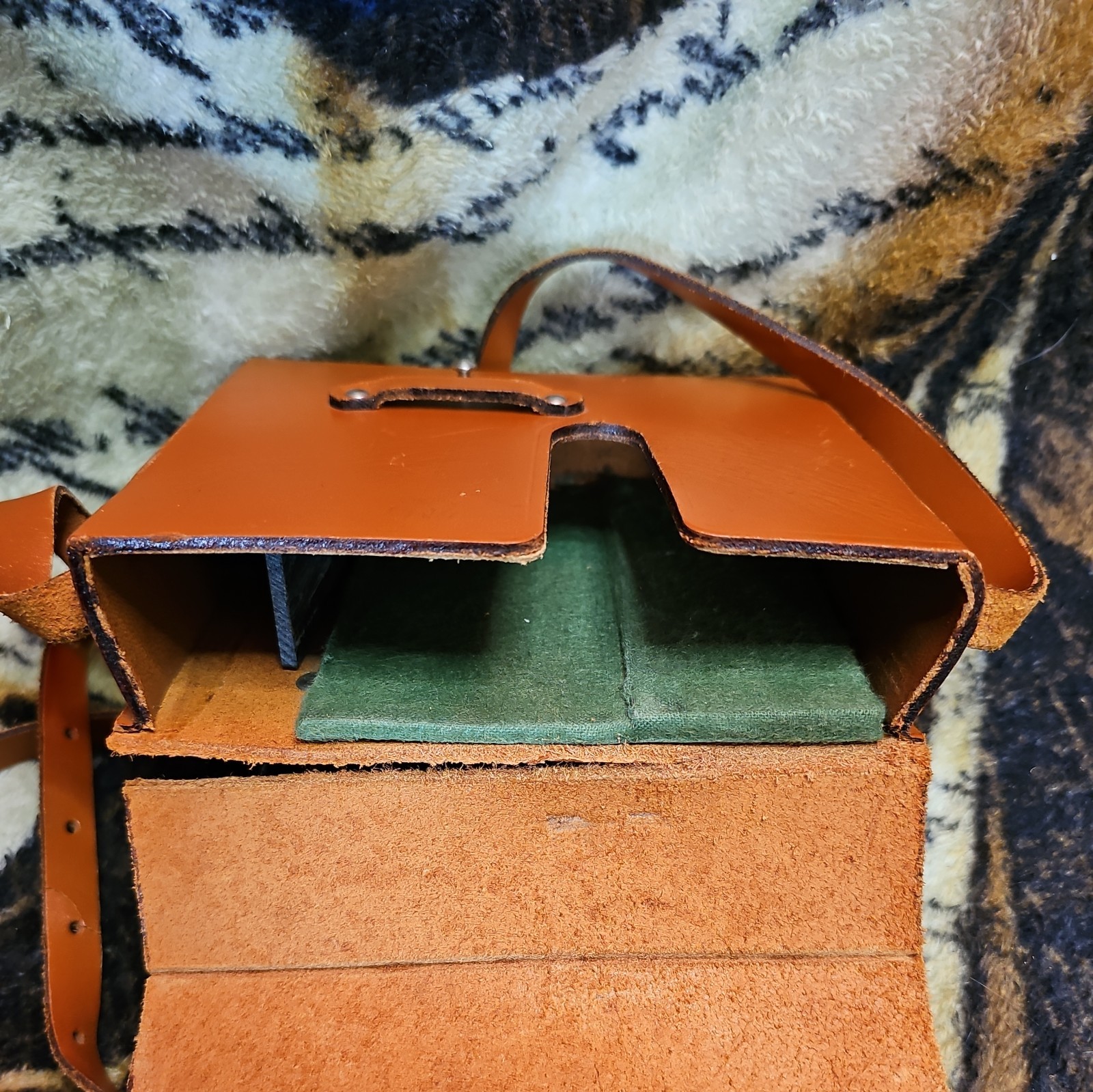Vintage Antique Surveyors Compass Warren Knight Co Philadelphia PA W/pouch