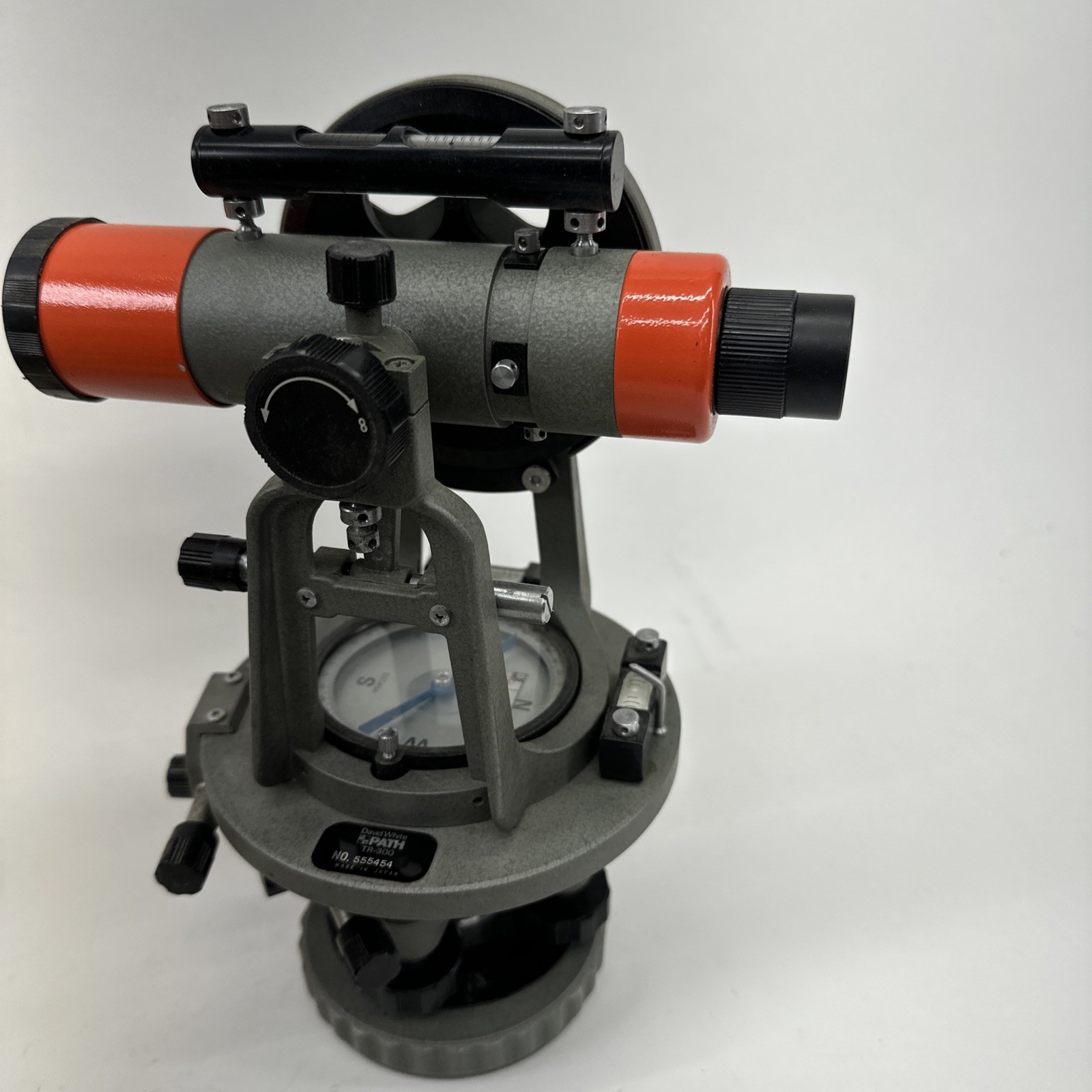 David White Path TR-300 Surveying Level Transit & Case