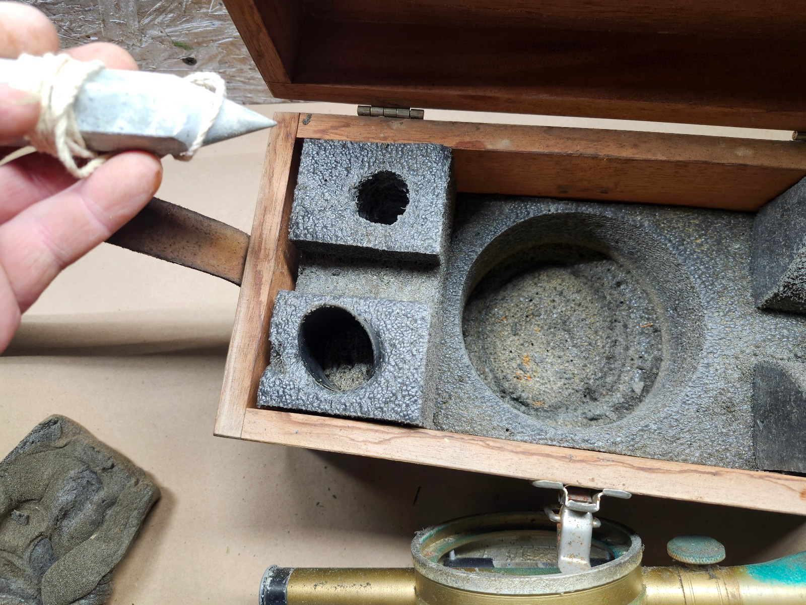 VTG Bostrom Brady MFG Contractors Survey Transit Level in Wooden Box USA