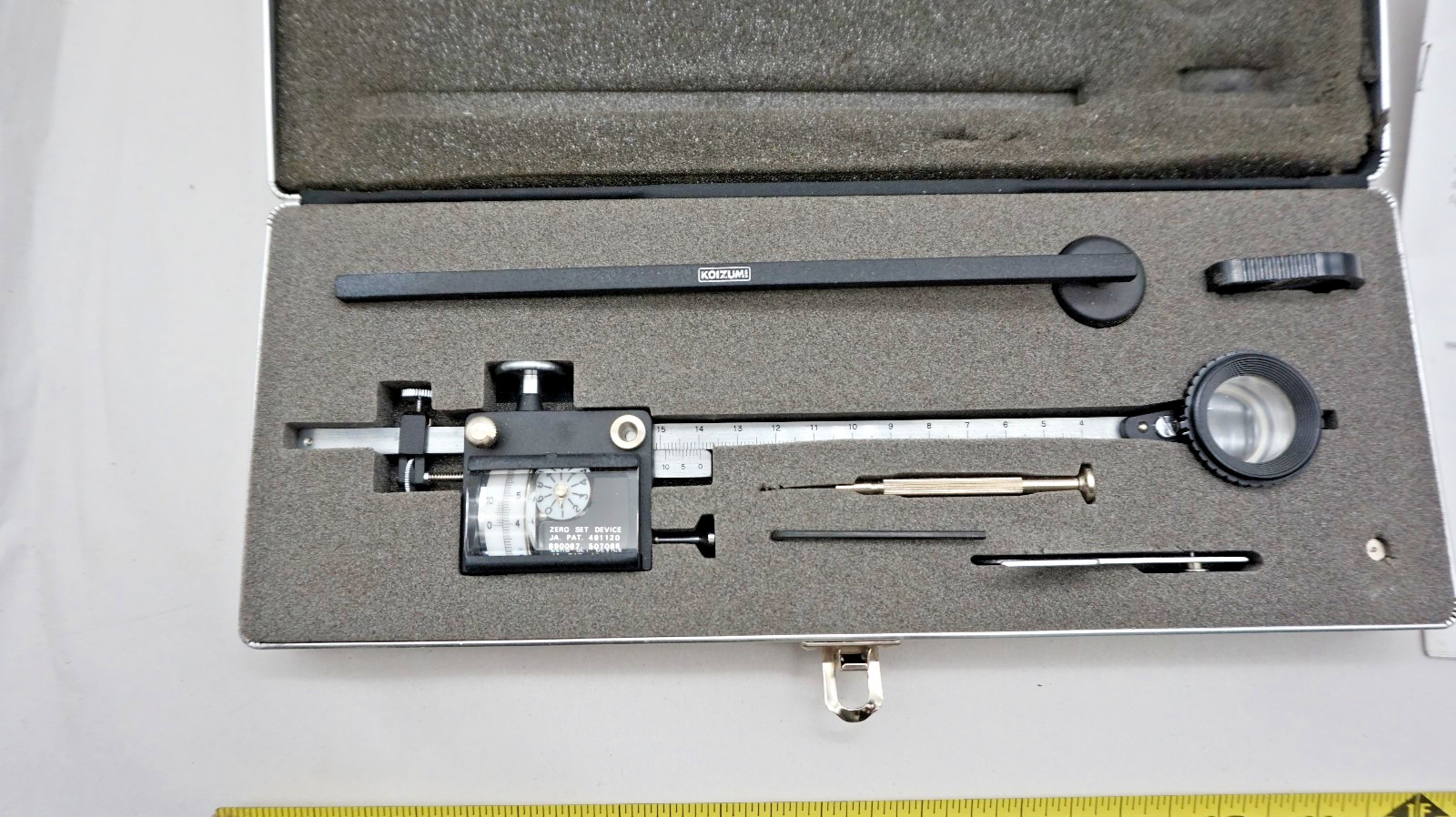 Vintage Mint KOIZUMI Japan KP-27 Compensating Zero Setting Planimeter Free ship