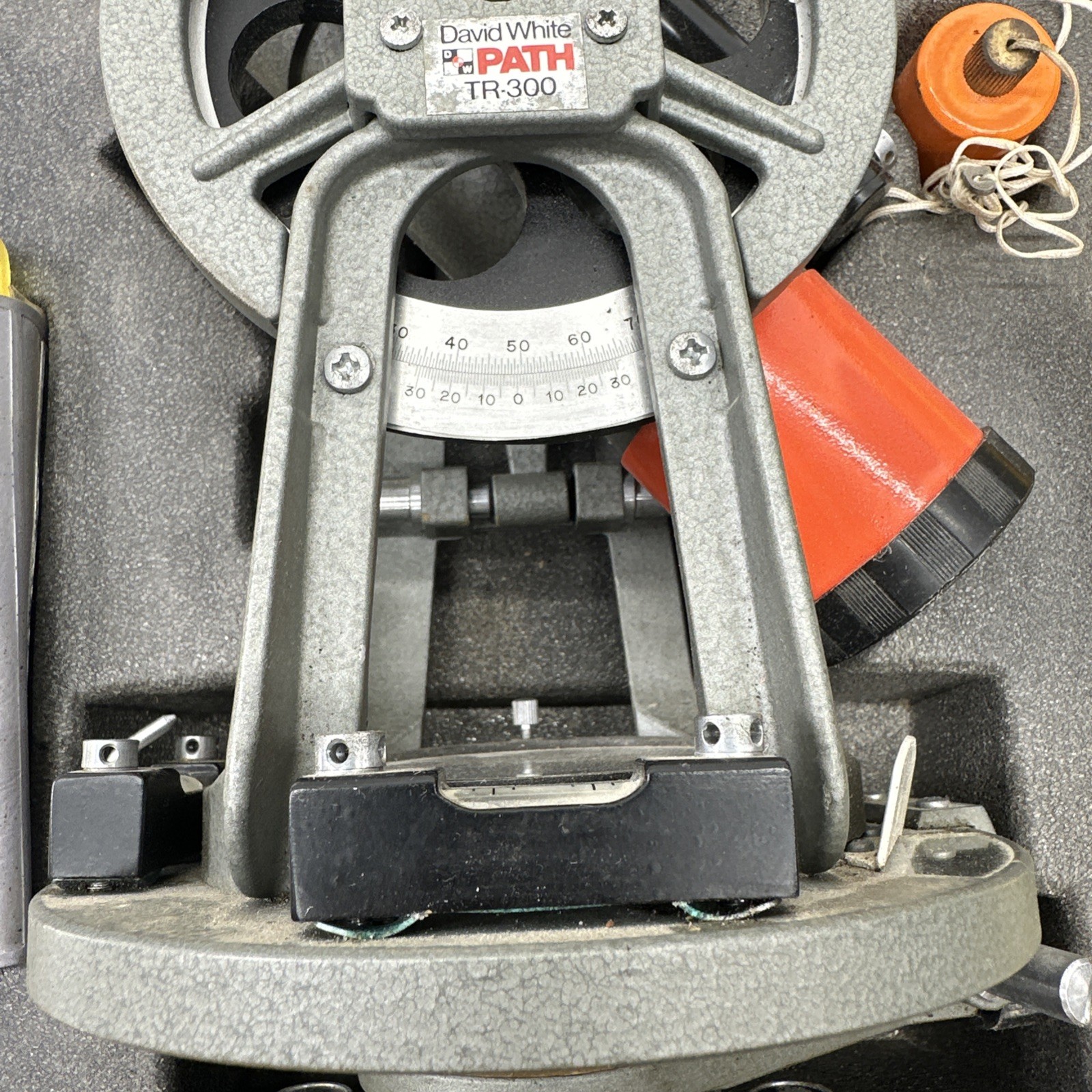 David White Path TR-300 Surveying Level Transit & Case