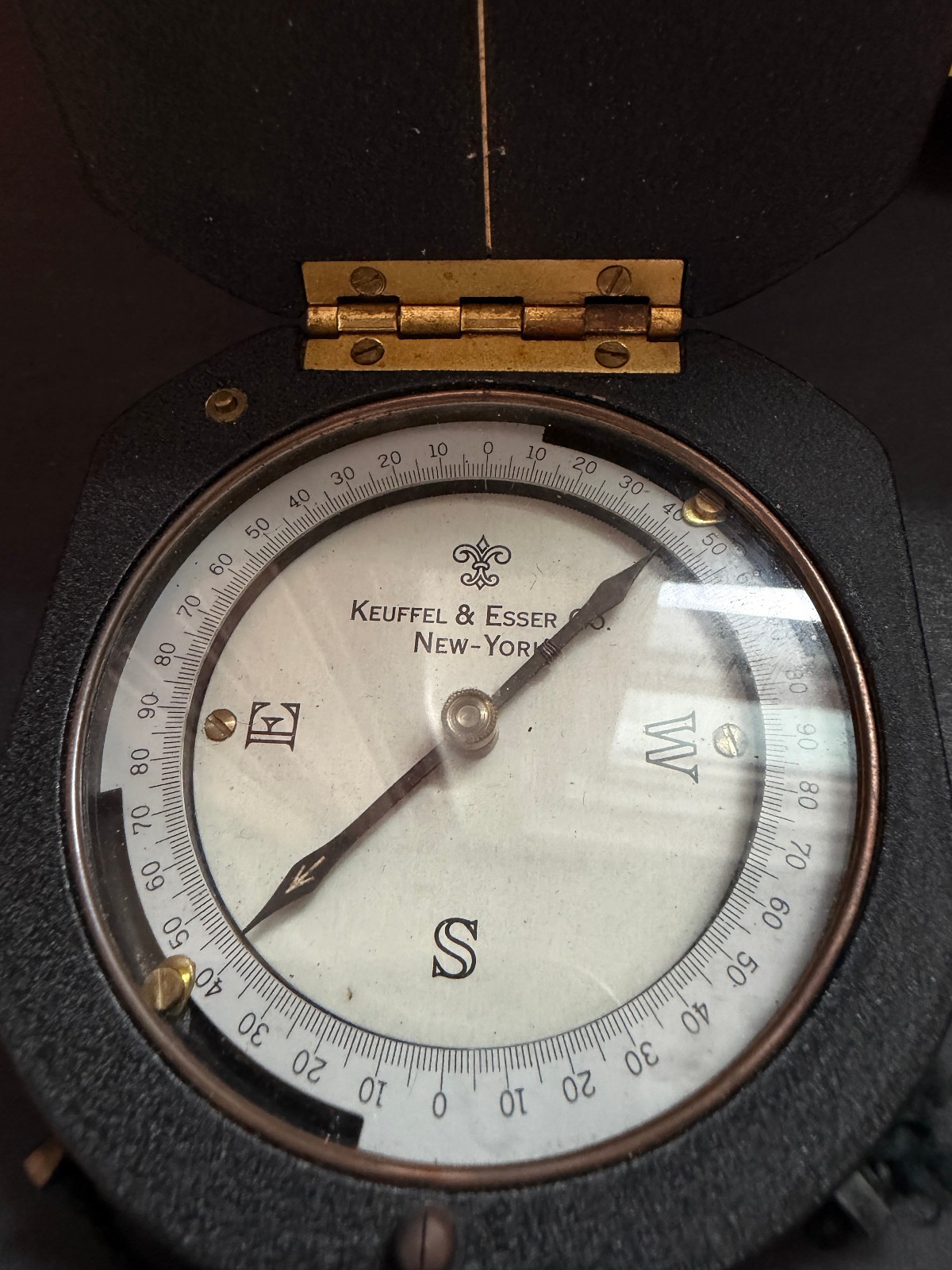 Vintage Keuffel & Esser Forestry Compass 5600X w/ Case – Survey Compass Untested