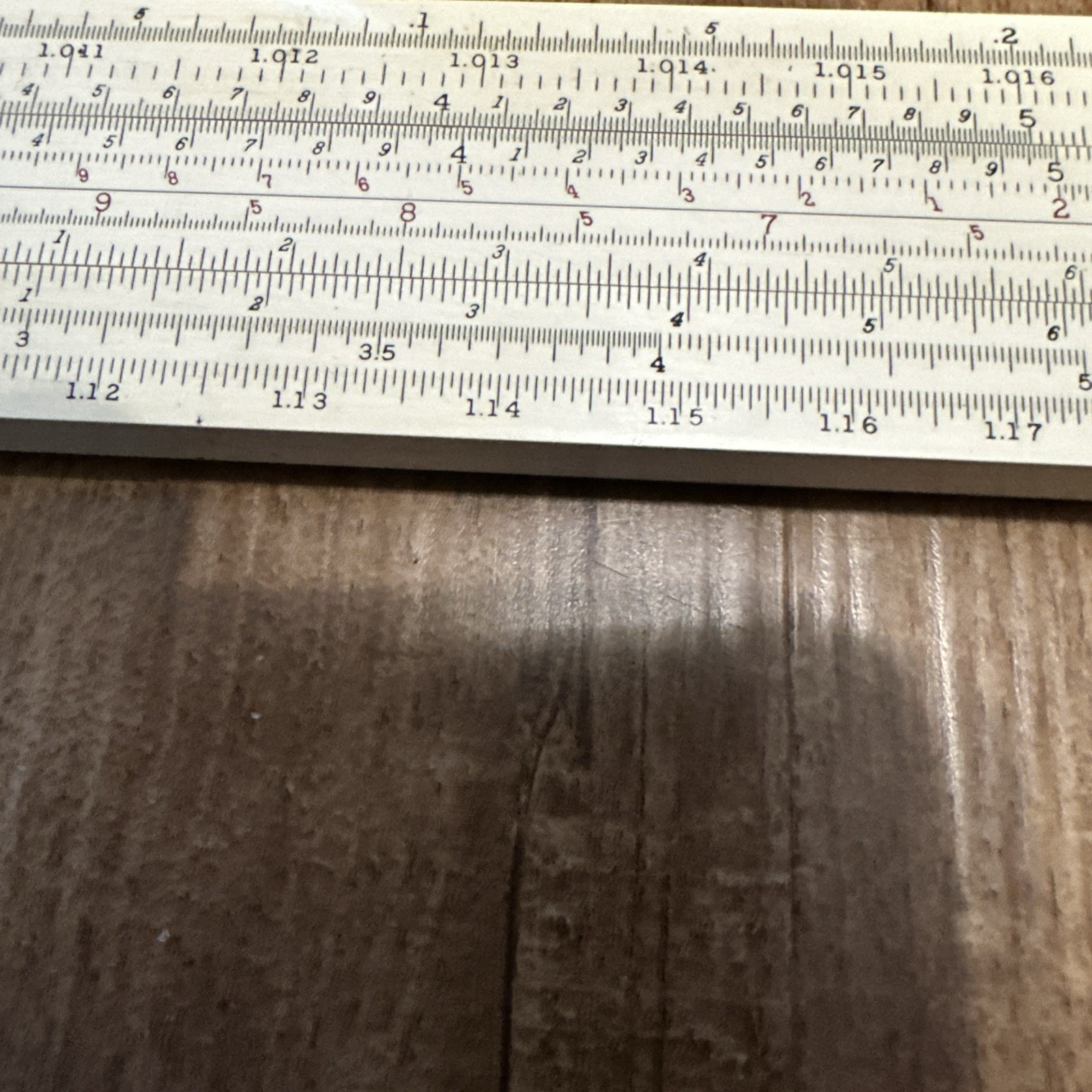 Rare Vintage Keuffel & Esser 4083-5 Mahogany 20” Slide Rule With Leather Case