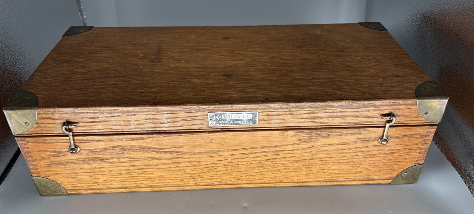 Vintage Keuffel & Esser 5093A Survey Transit Level W/ Box